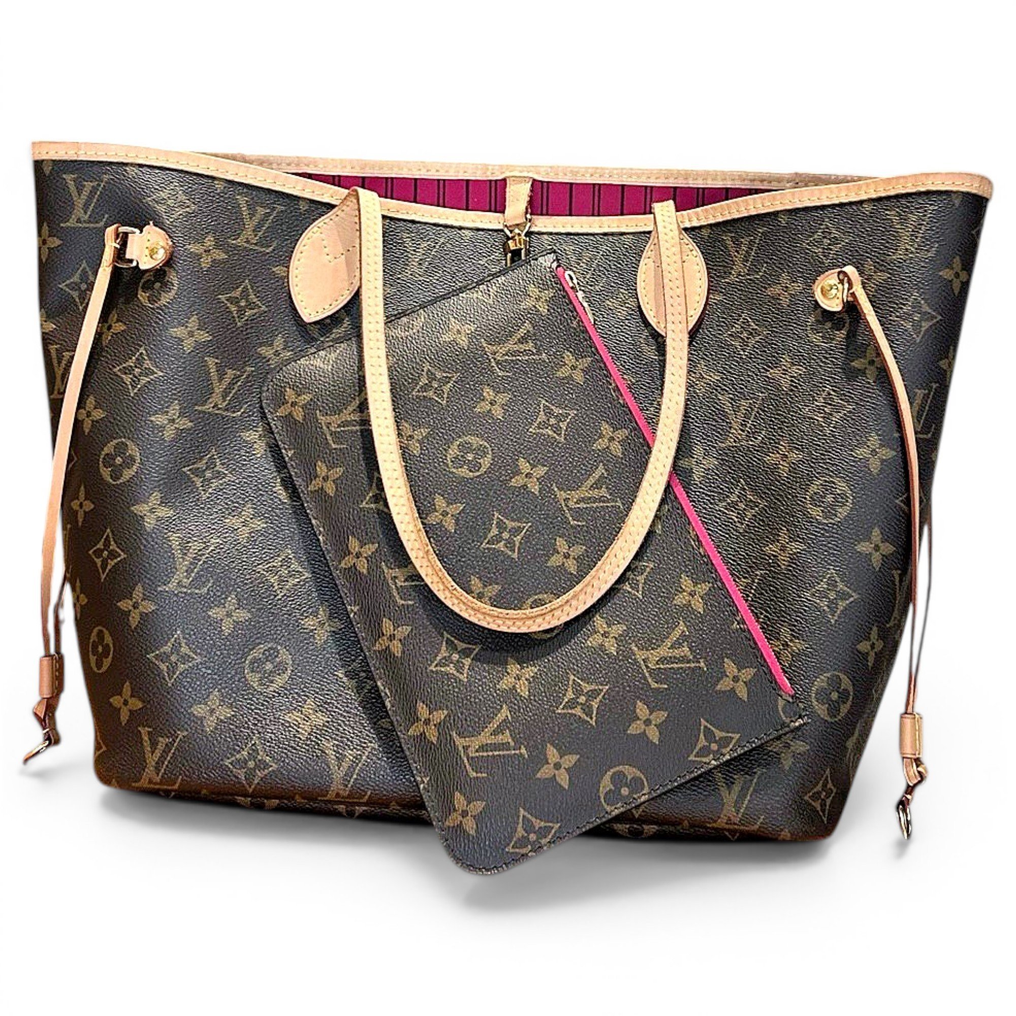 Neverfull leather tote