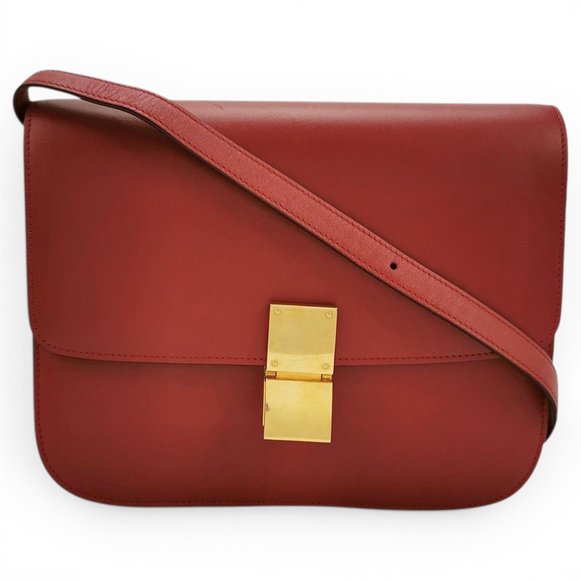 Classic leather handbag