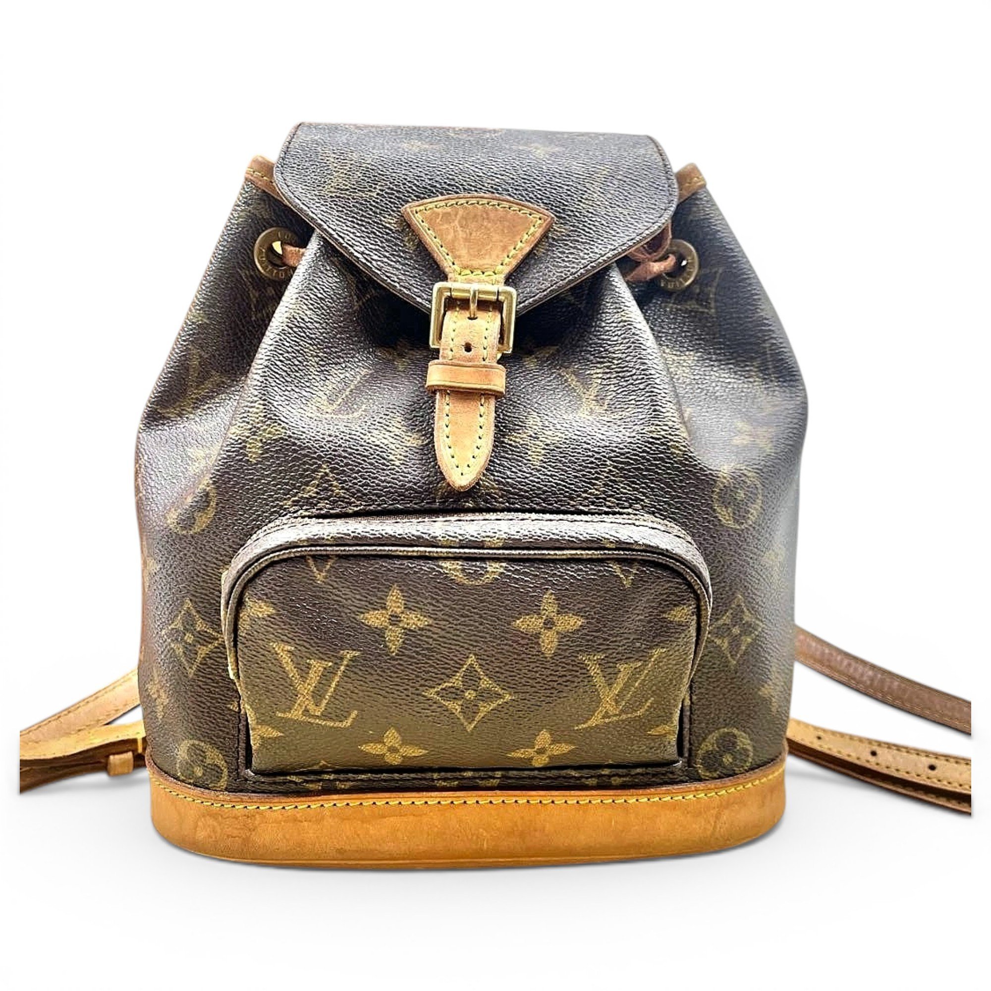 Leather backpack