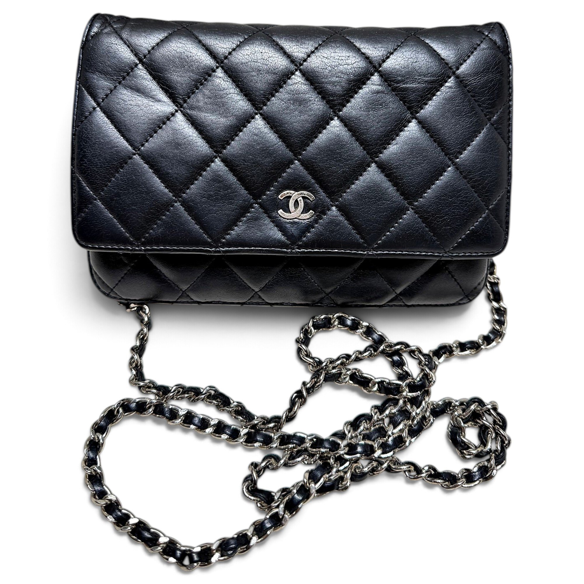 Wallet On Chain Timeless/Classique leather crossbody bag