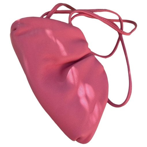 Pouch leather handbag