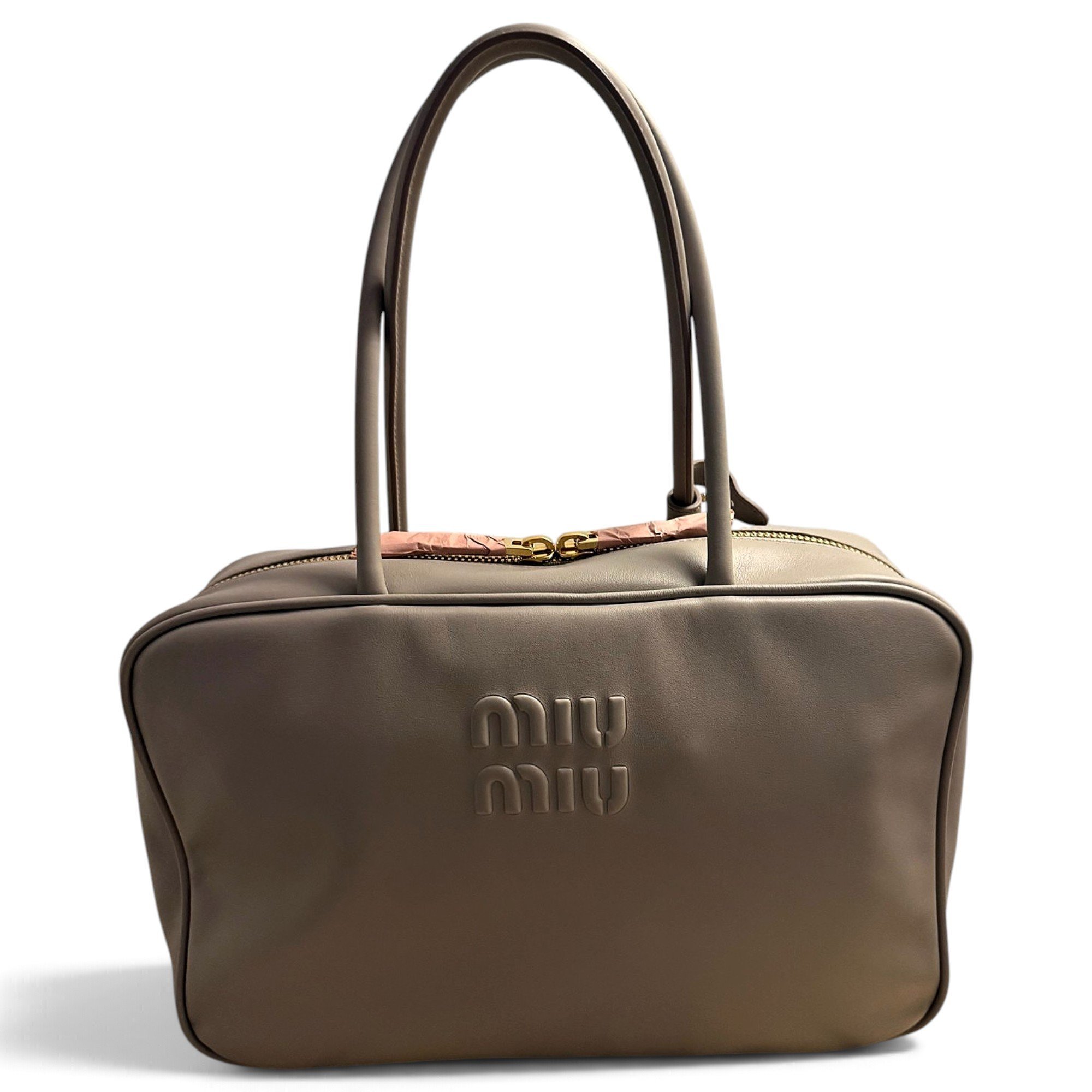 Beau leather handbag