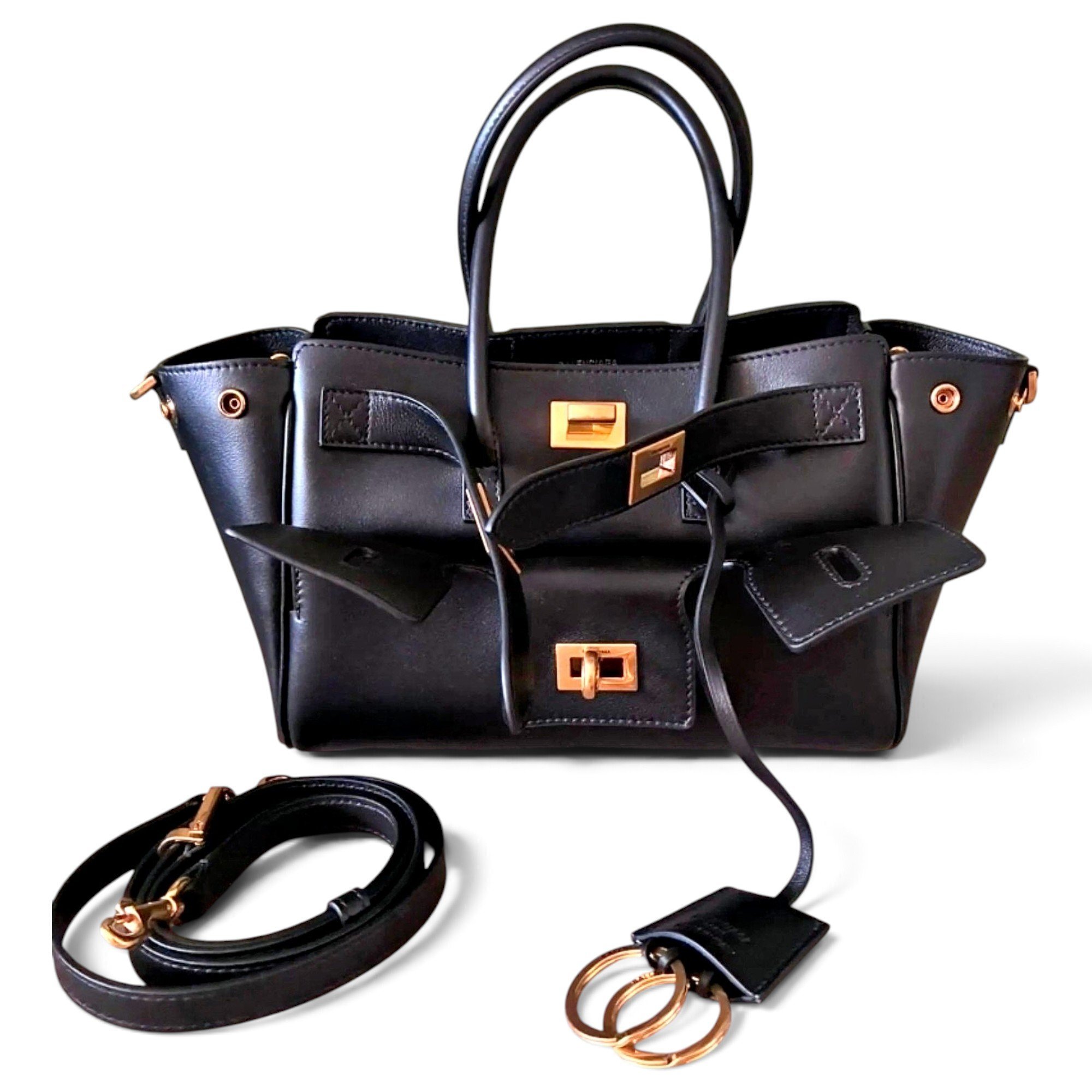 Balenciaga Carry All Bel Air leather satchel
