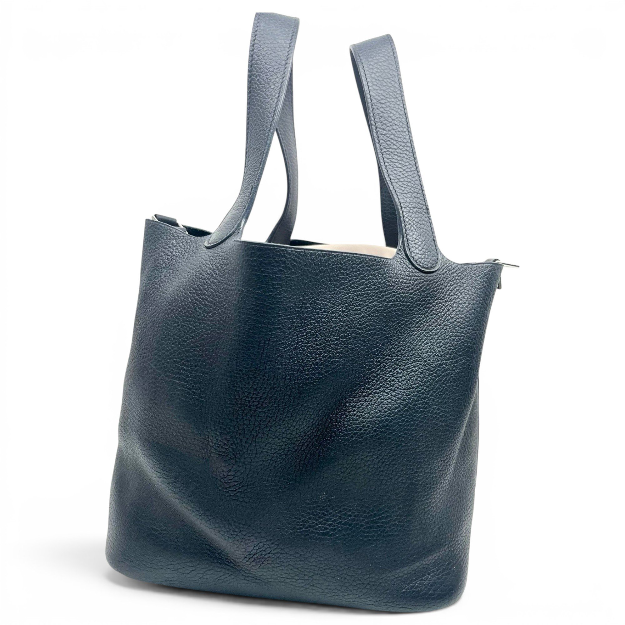 Picotin leather handbag