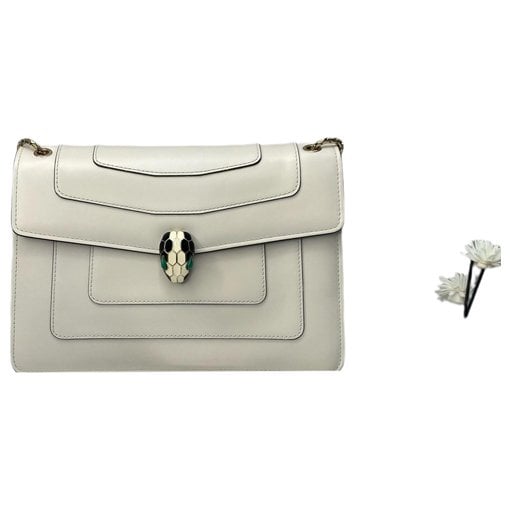 Serpenti leather handbag