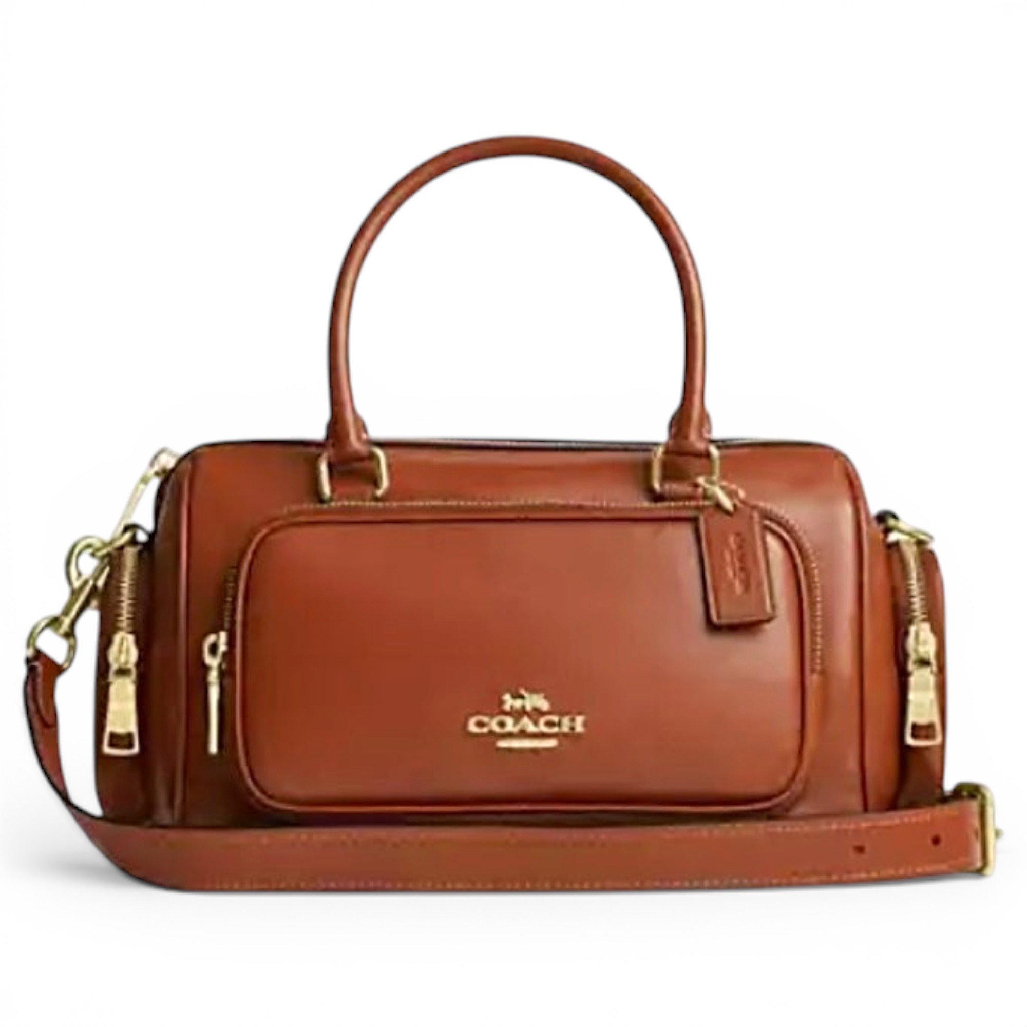 Leather satchel