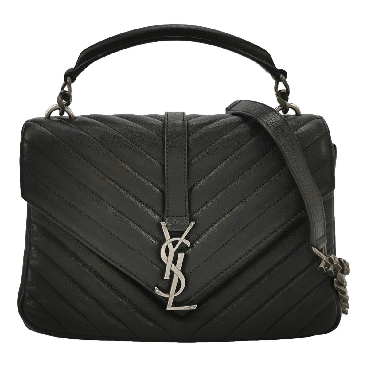 Collége monogramme leather handbag