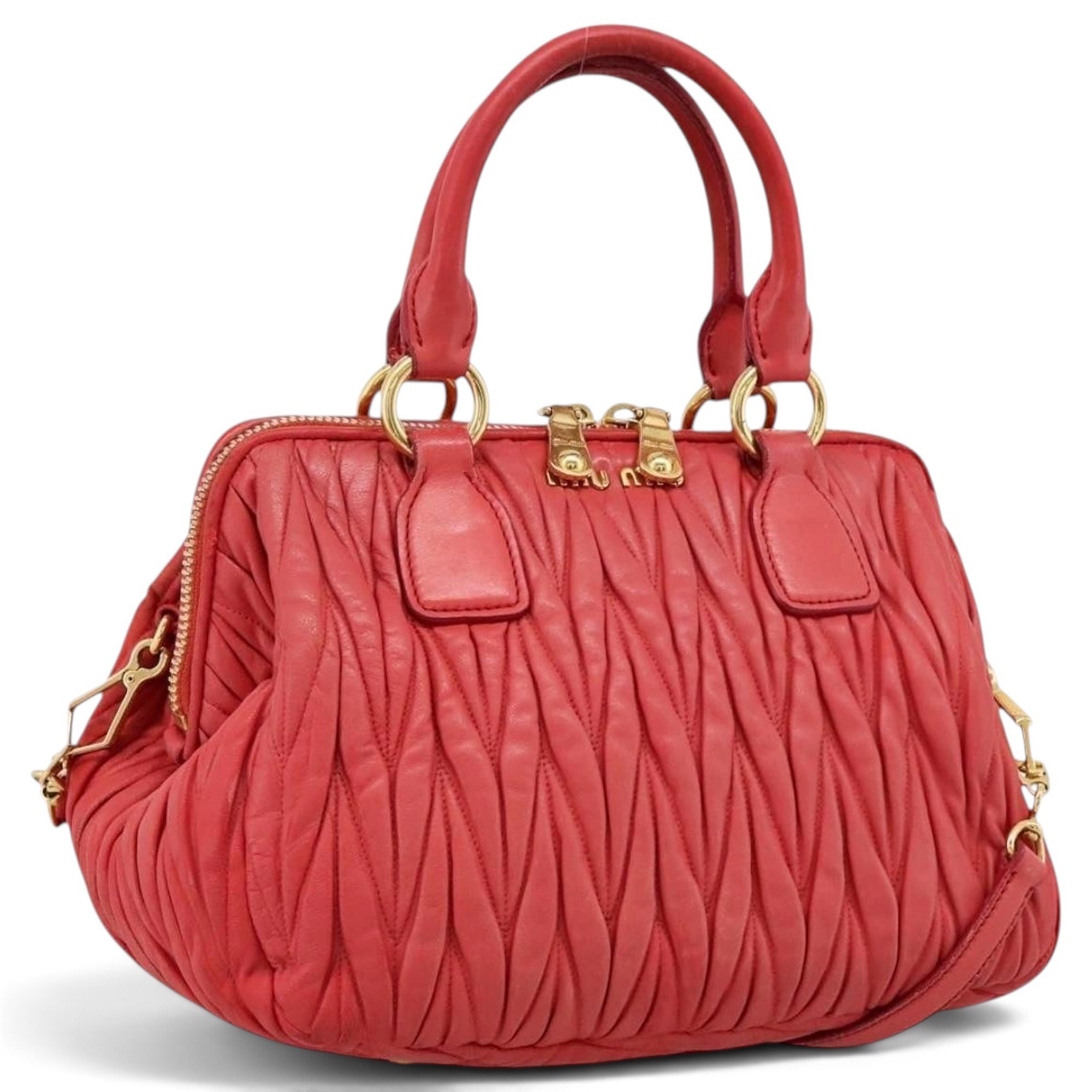 Leather handbag