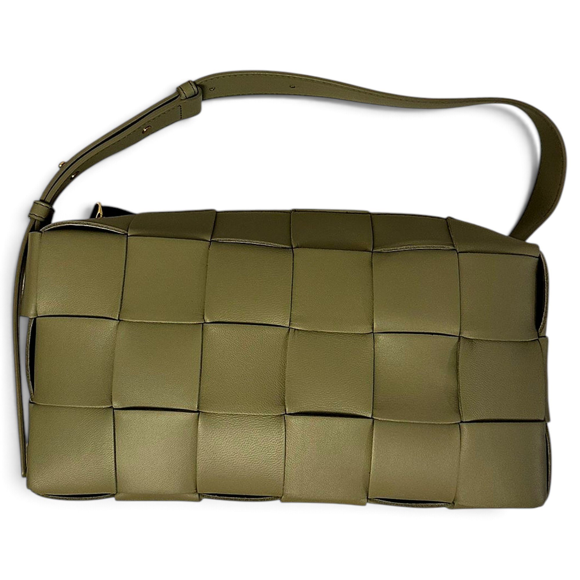 Brick Cassette leather handbag