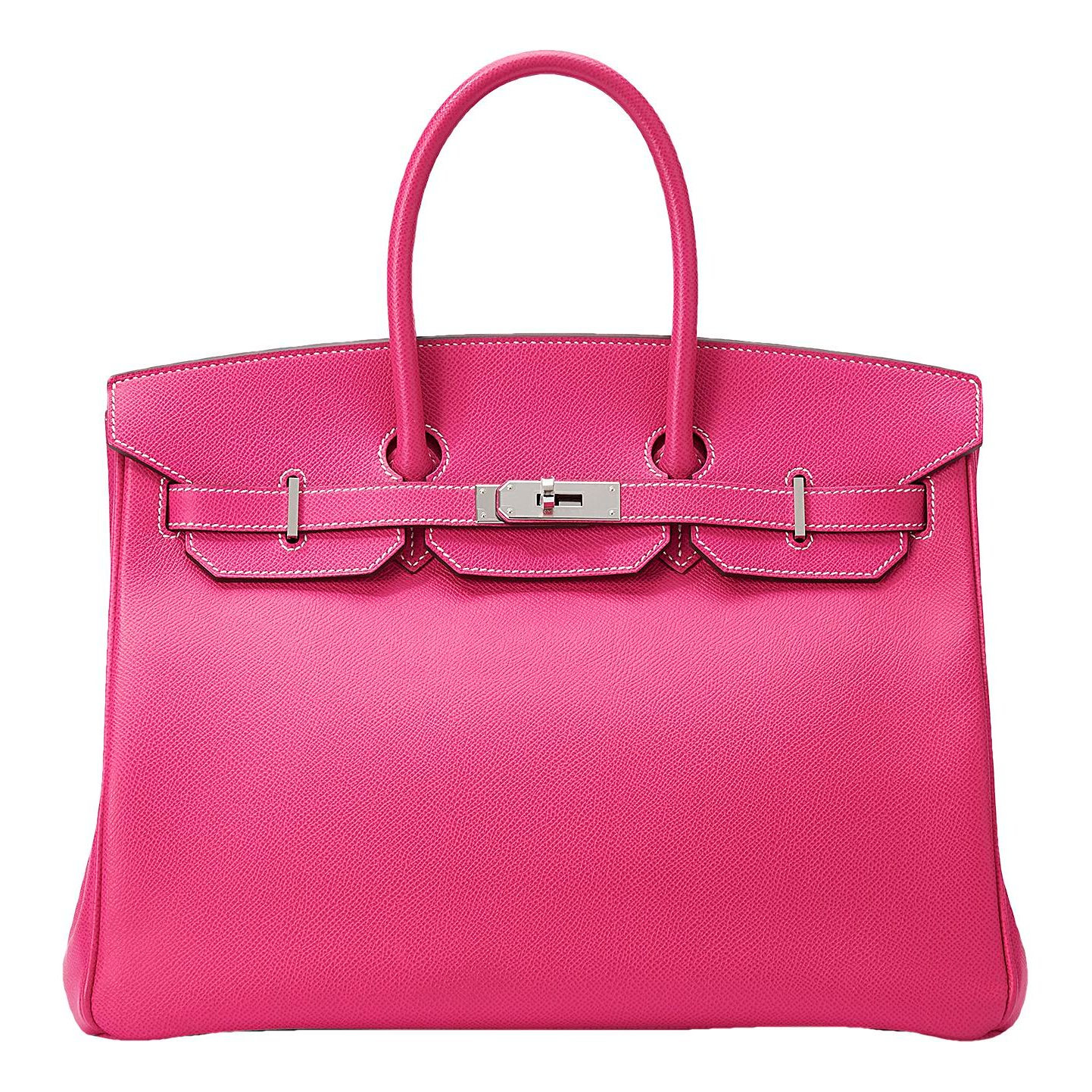 Birkin 35 leather handbag
