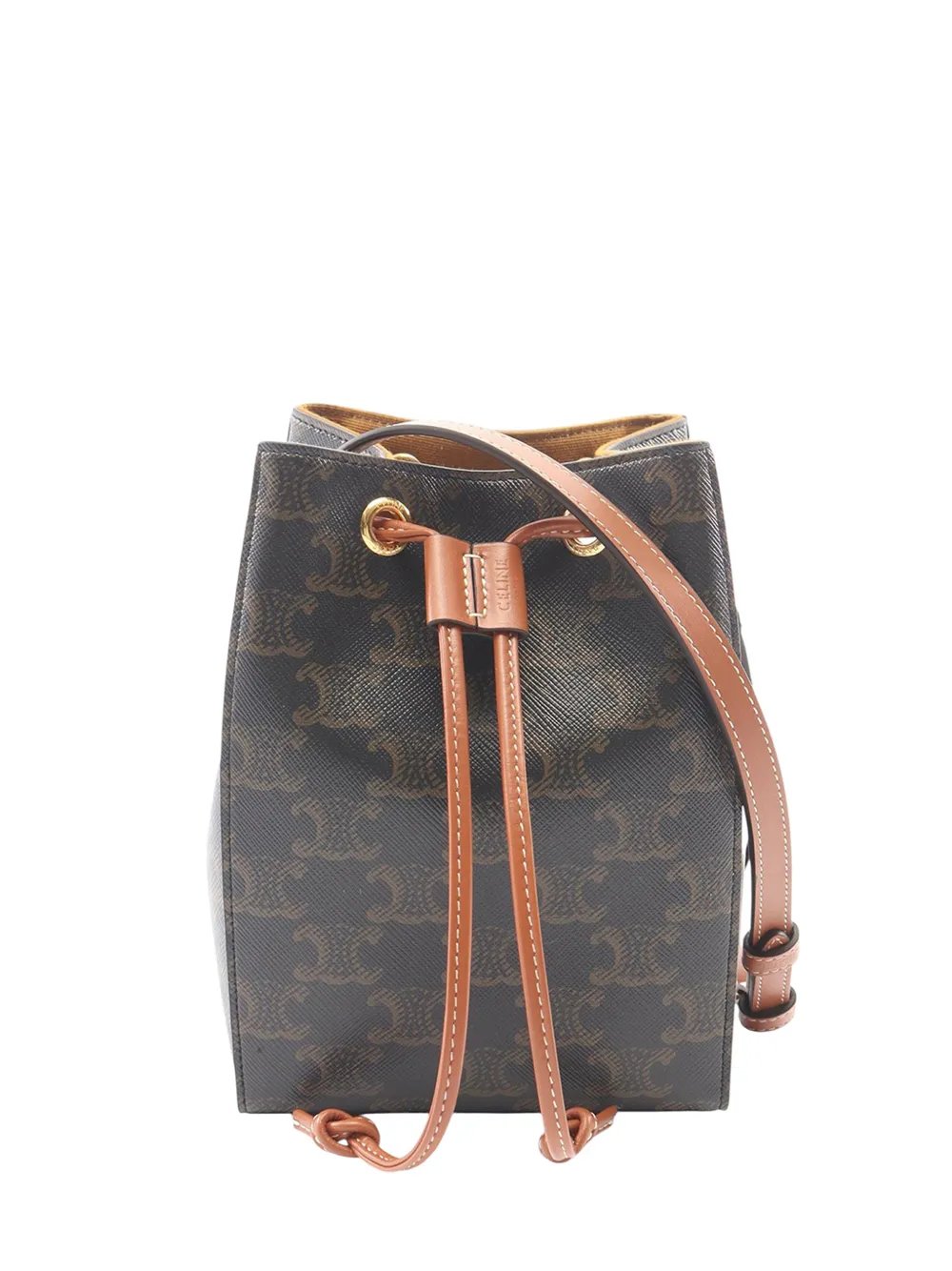 2021-2026 Micro Triomphe Coated Canvas Sailor bucket bag