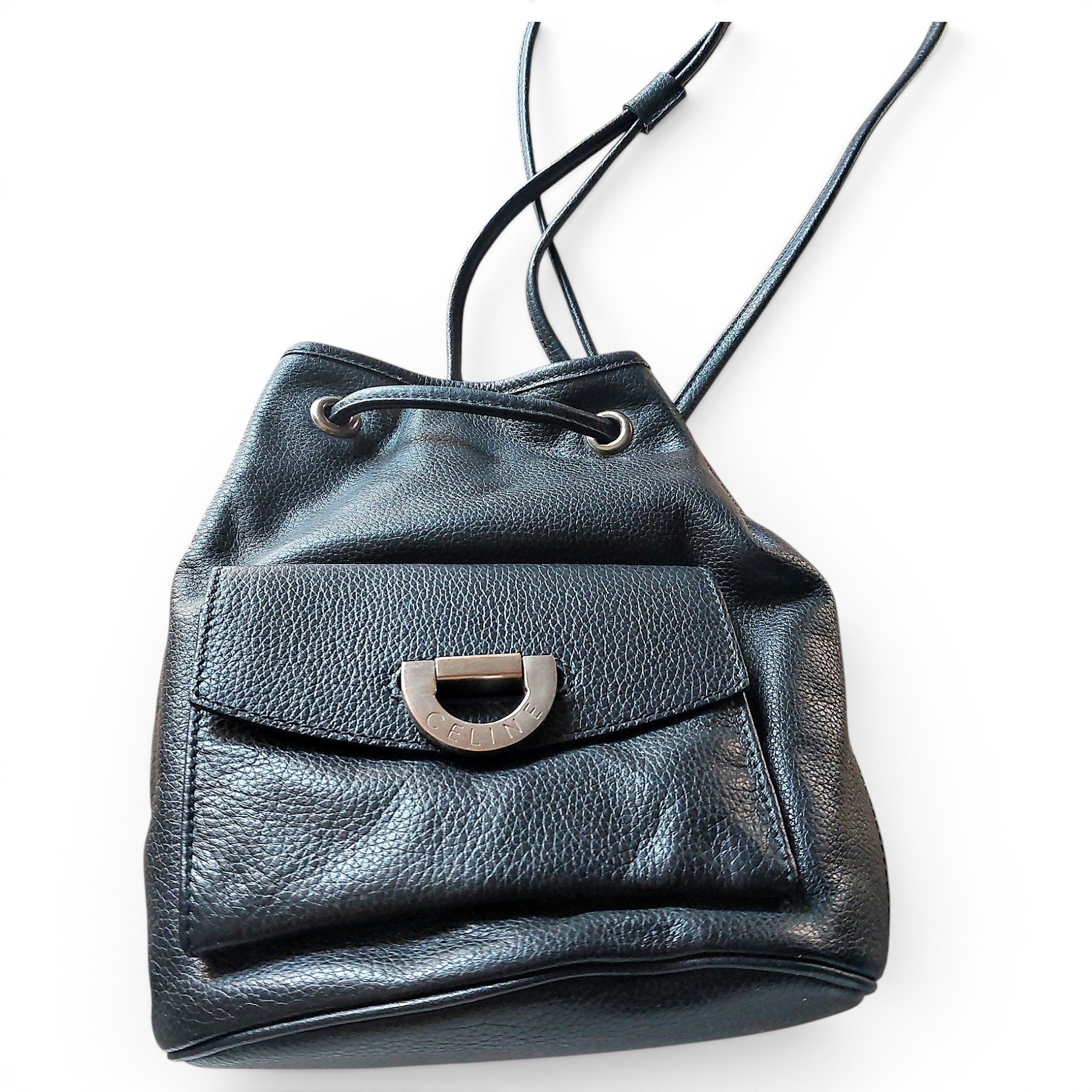 Leather backpack