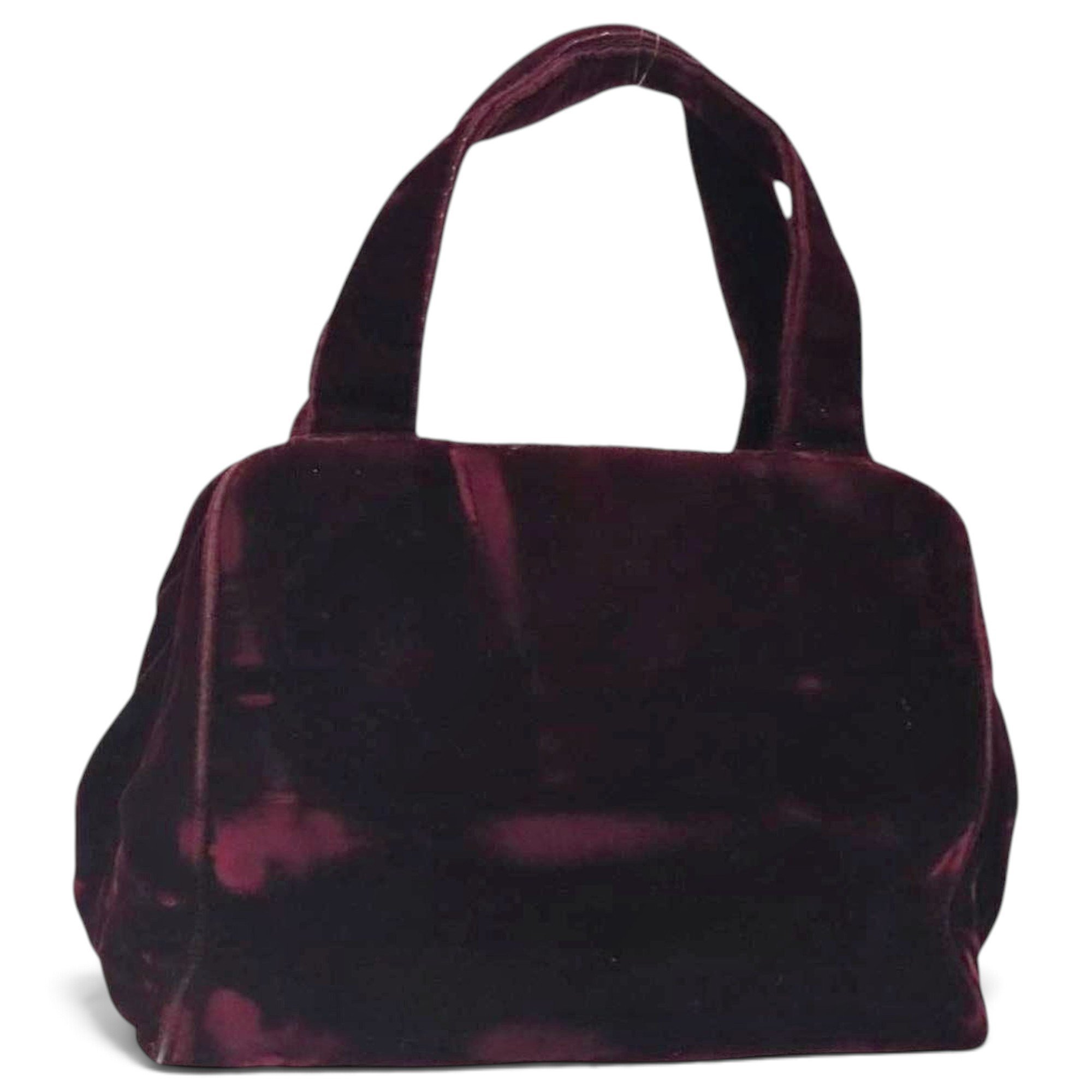 Velvet handbag