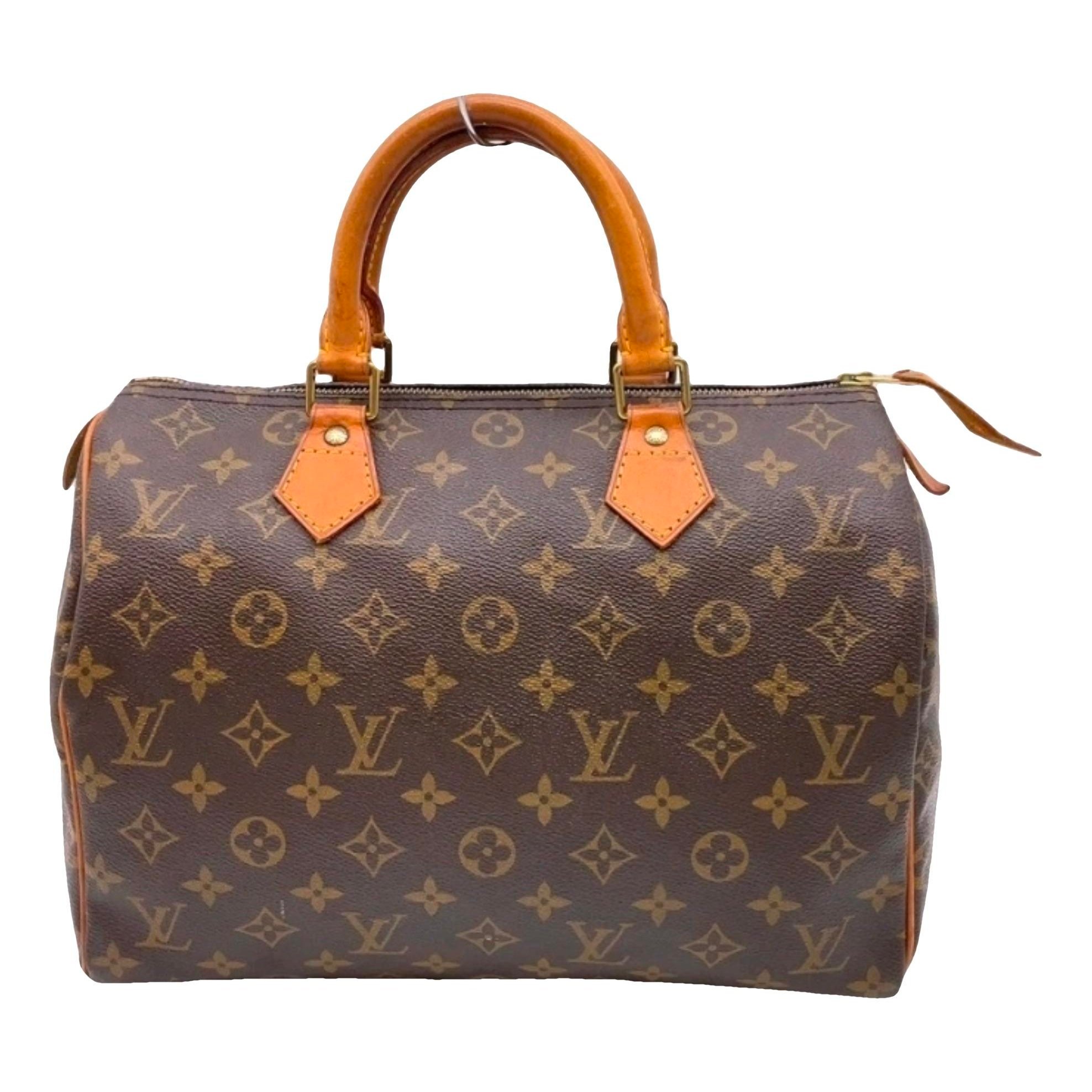 Speedy leather handbag