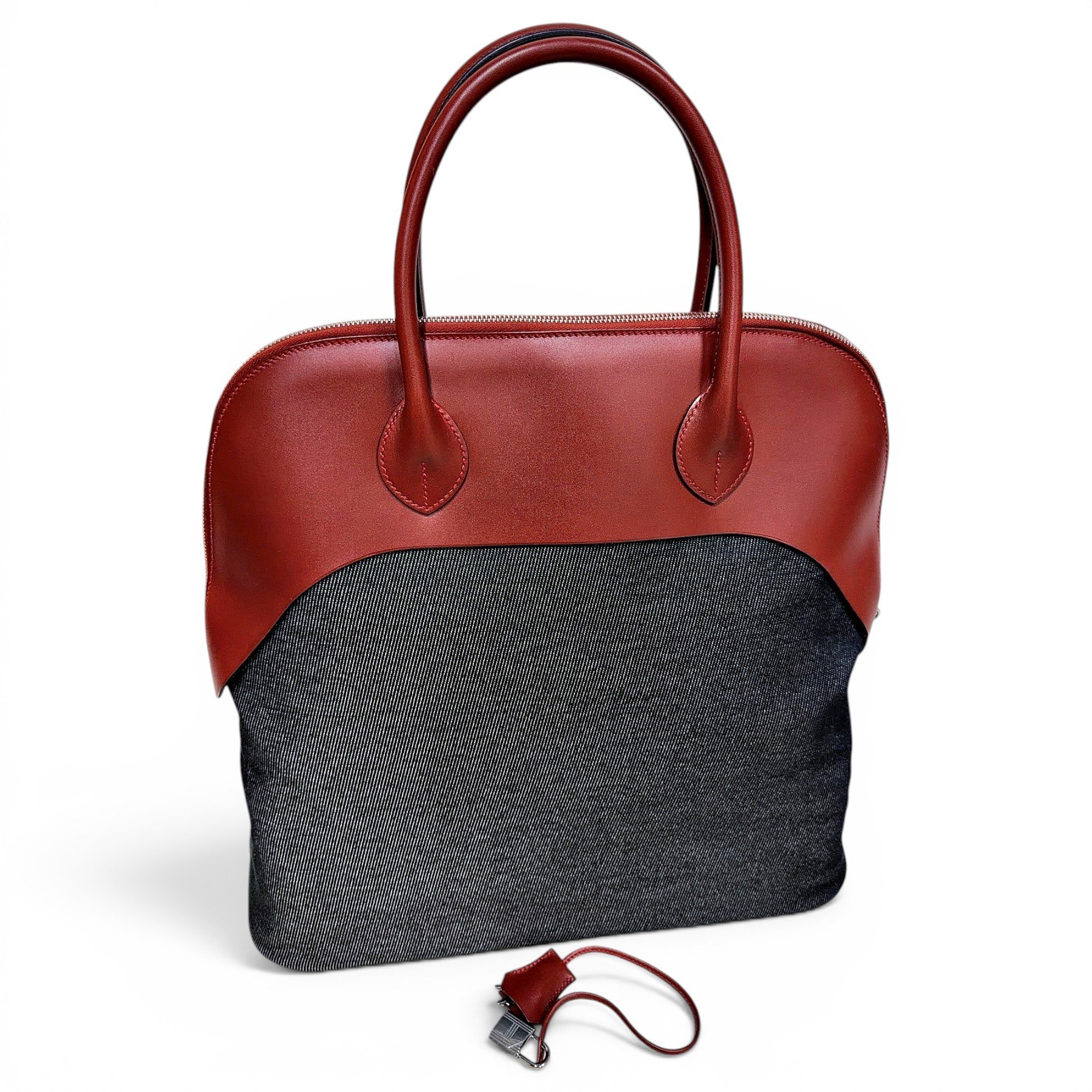 Bolide leather handbag