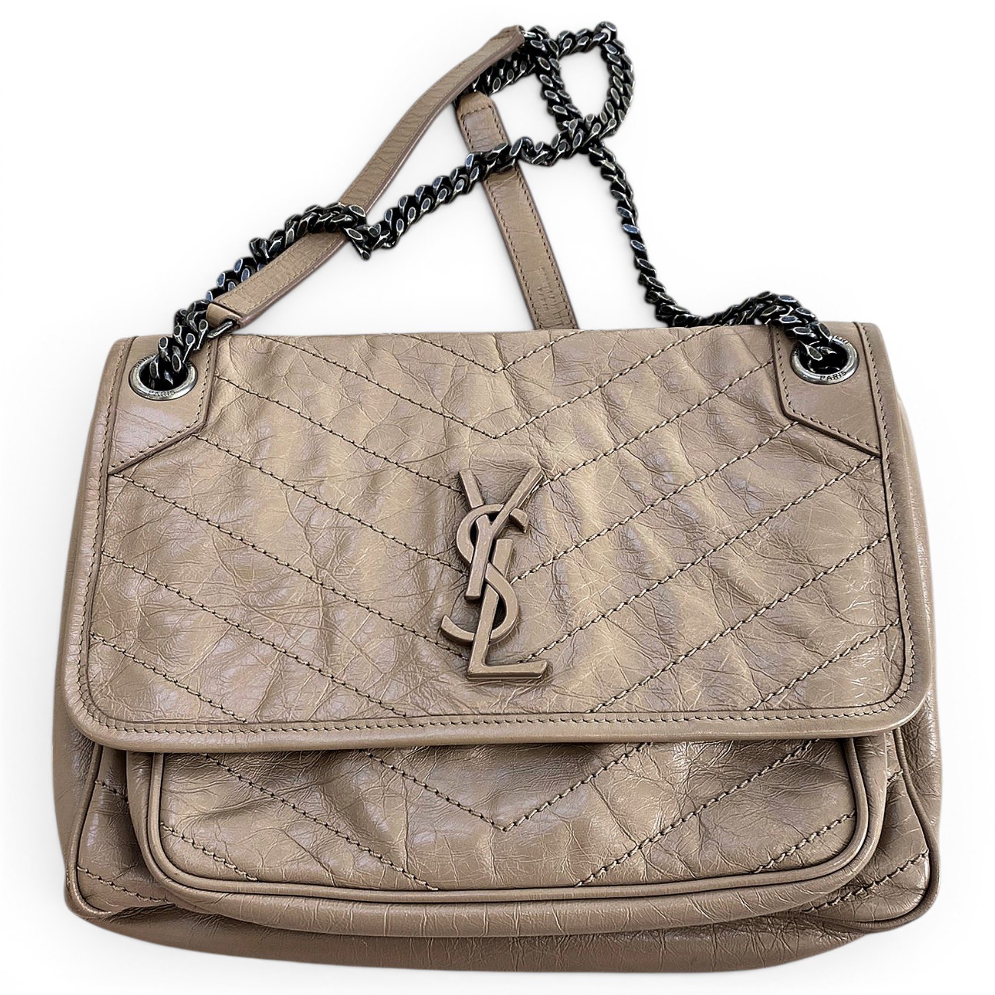 Niki leather crossbody bag