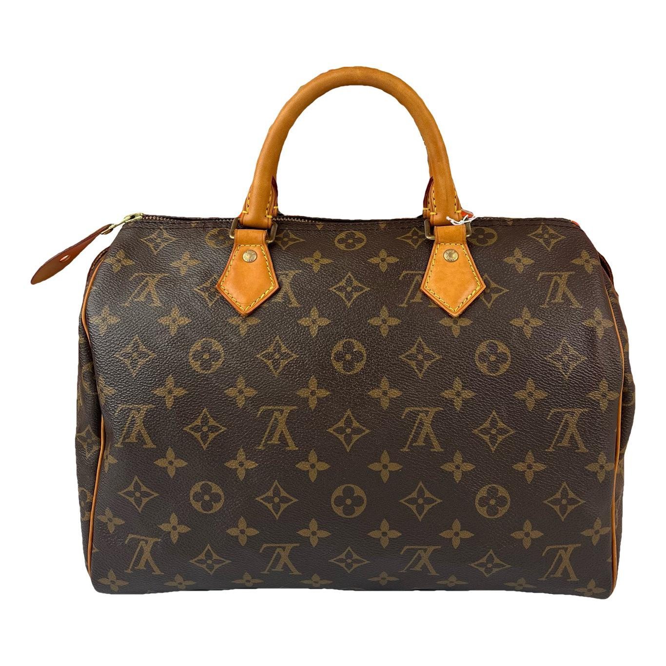 Speedy leather handbag