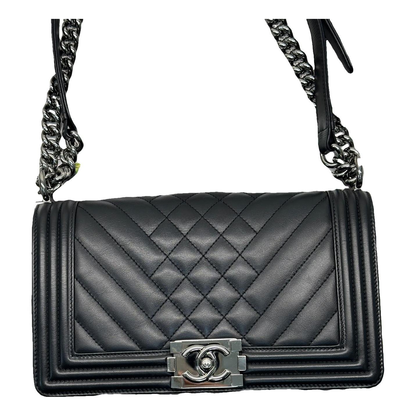 Boy leather crossbody bag