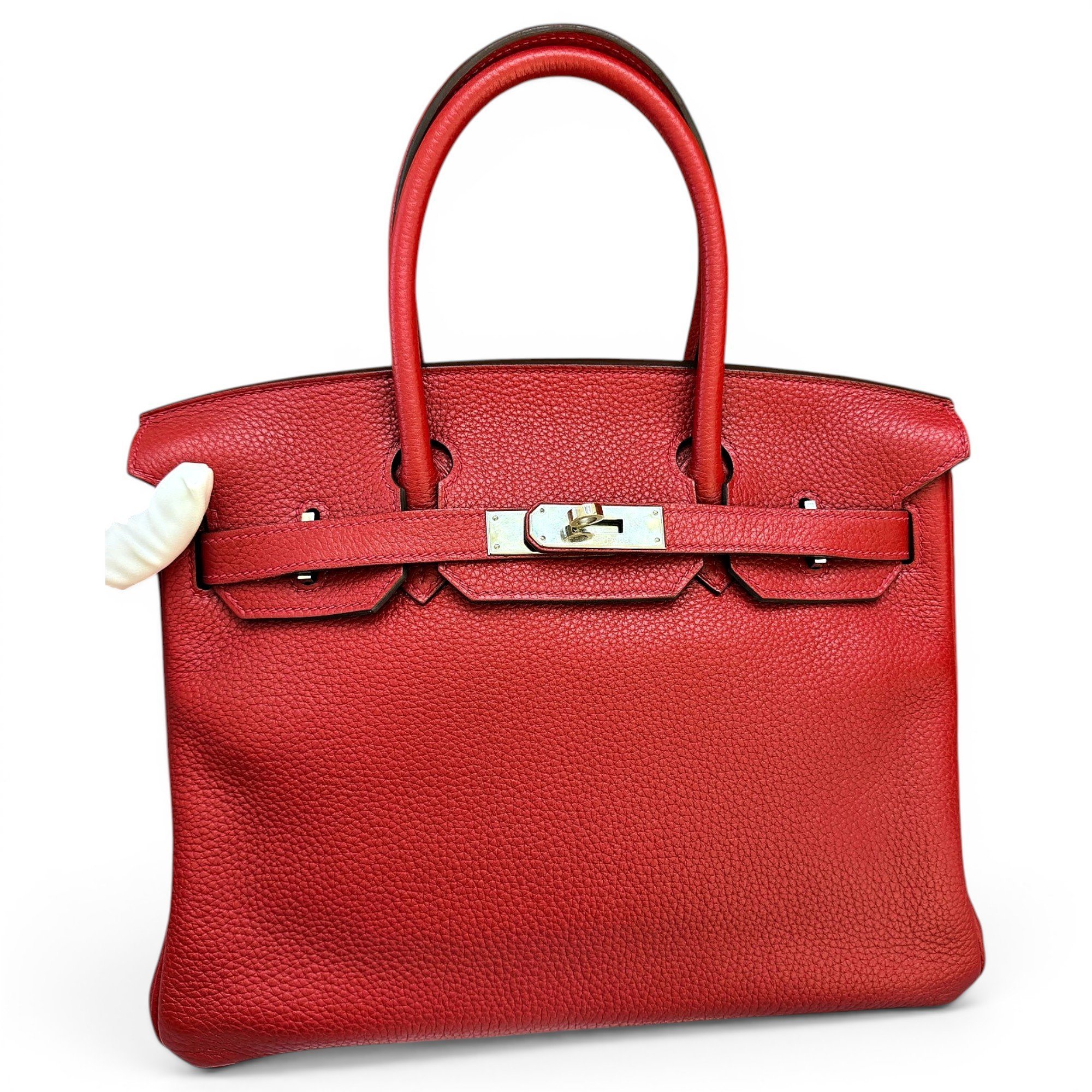 Birkin 30 leather handbag
