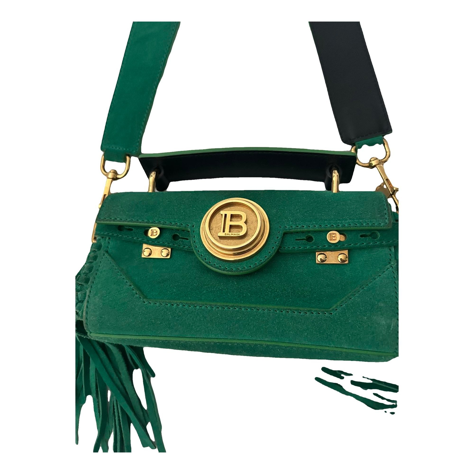 Balmain BBuzz leather handbag