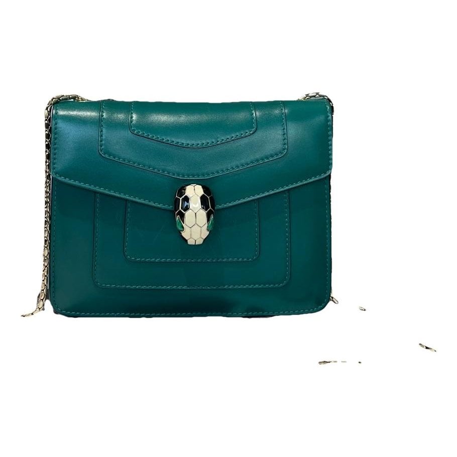 Serpenti leather handbag