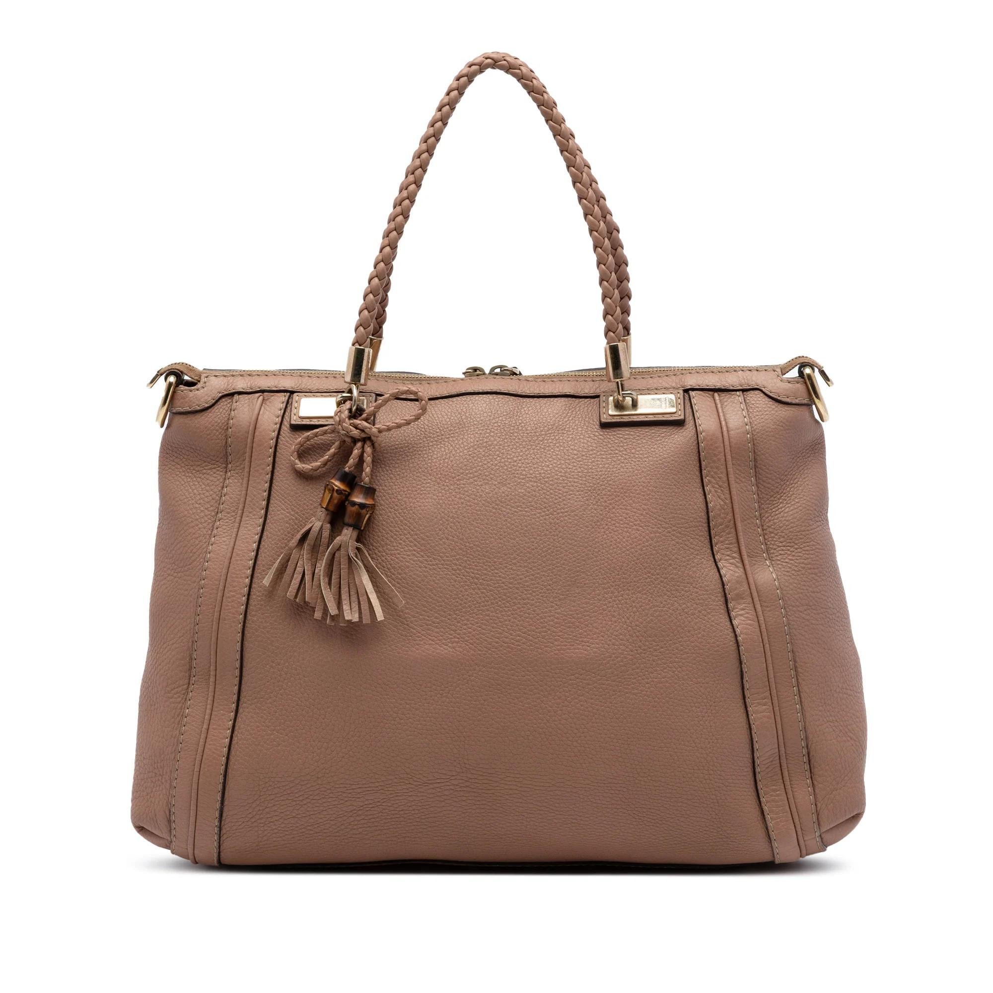 Bella pony-style calfskin satchel