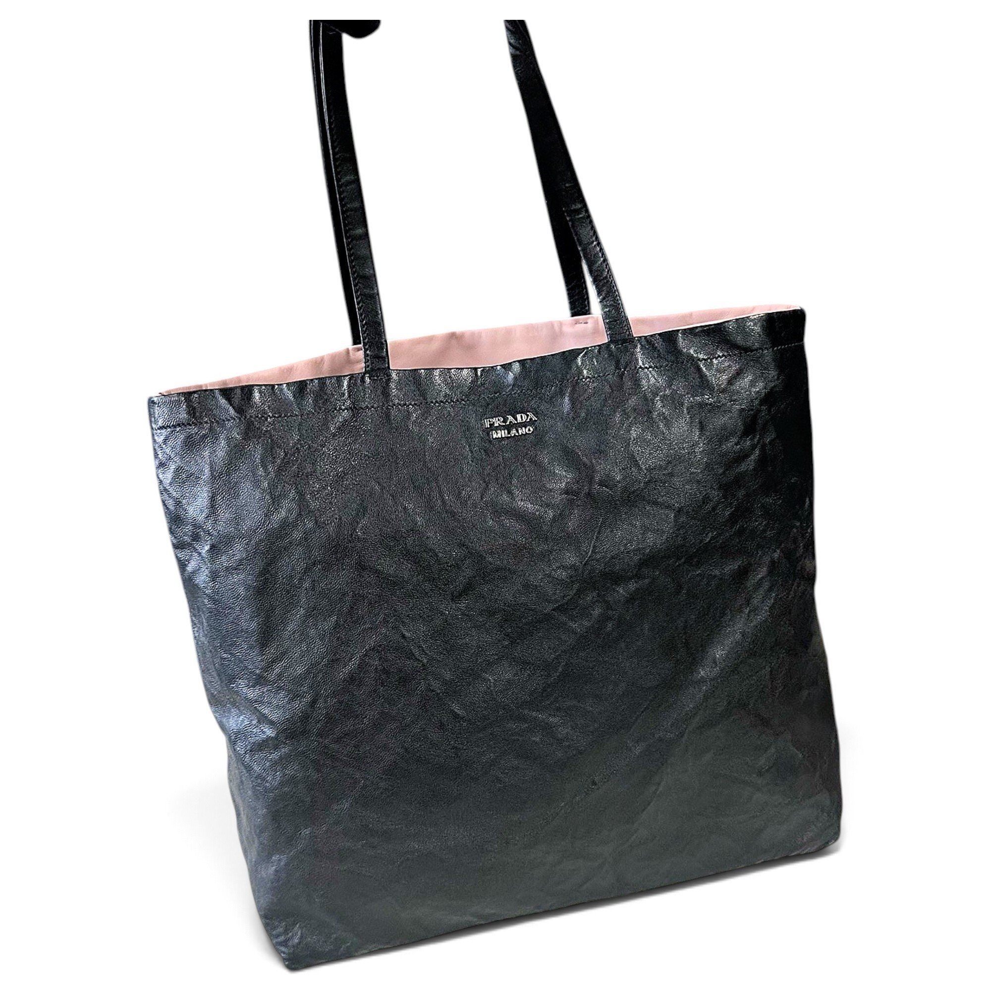 Leather tote