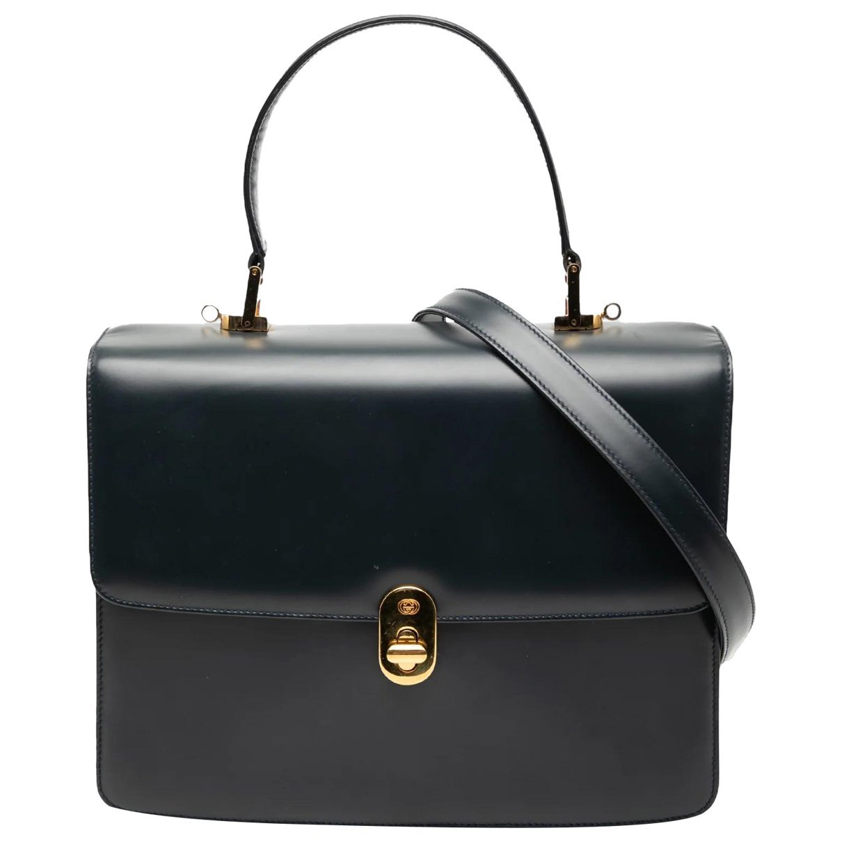 Gucci B leather handbag