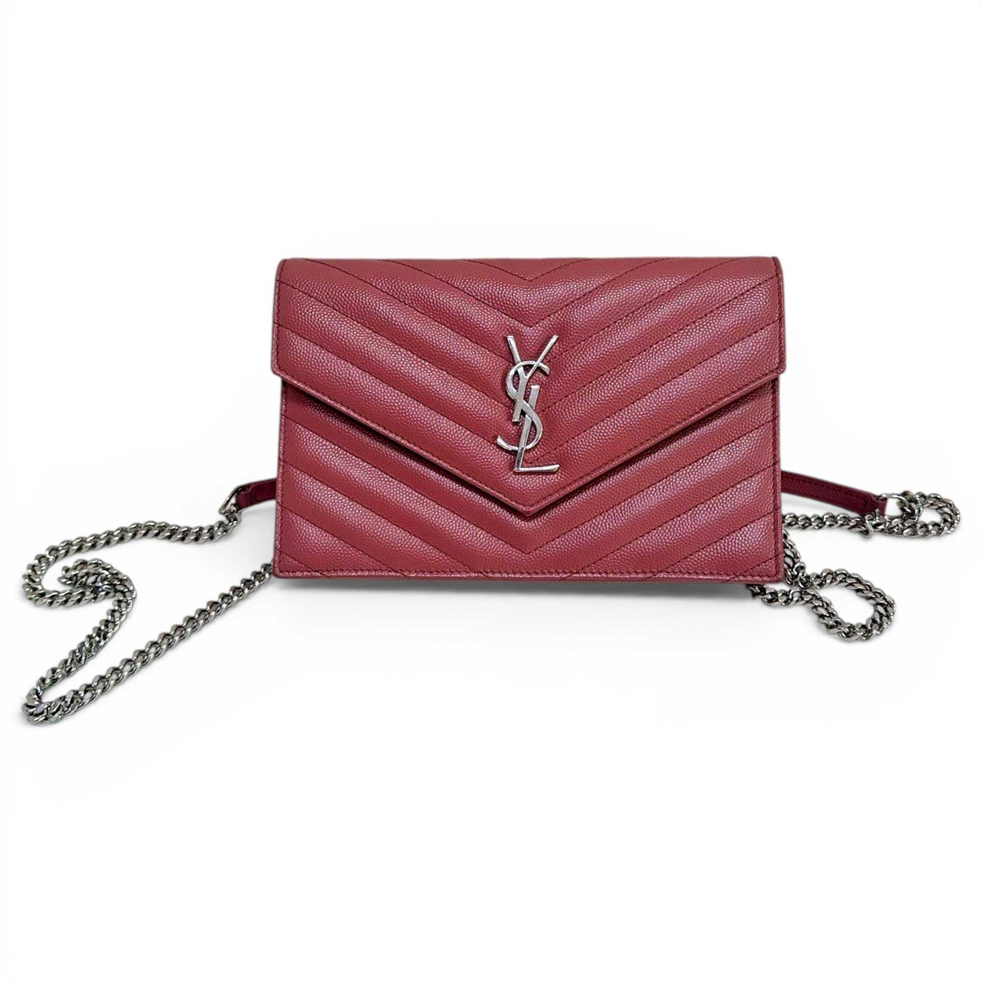 Portefeuille enveloppe leather handbag