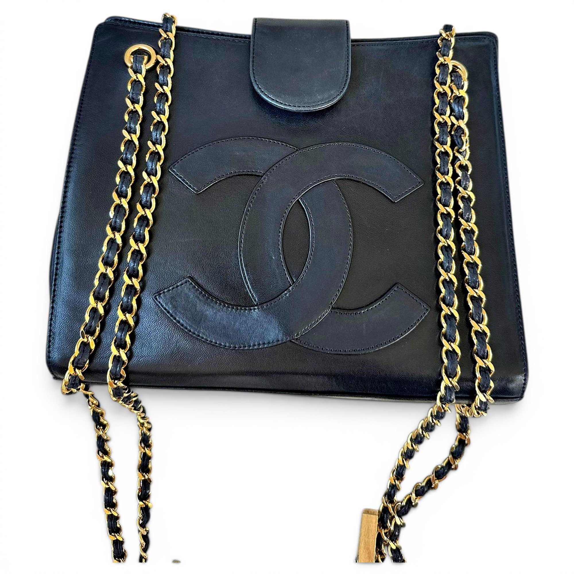 Executive leather tote