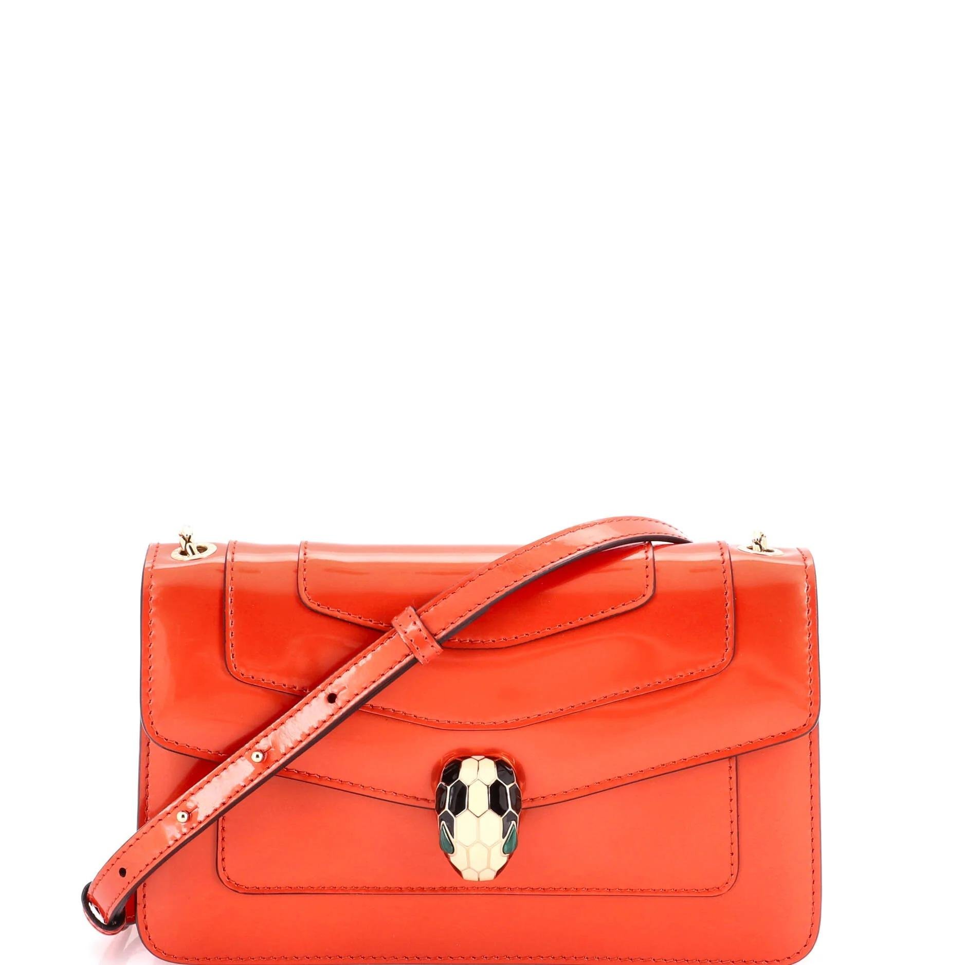 Patent leather handbag