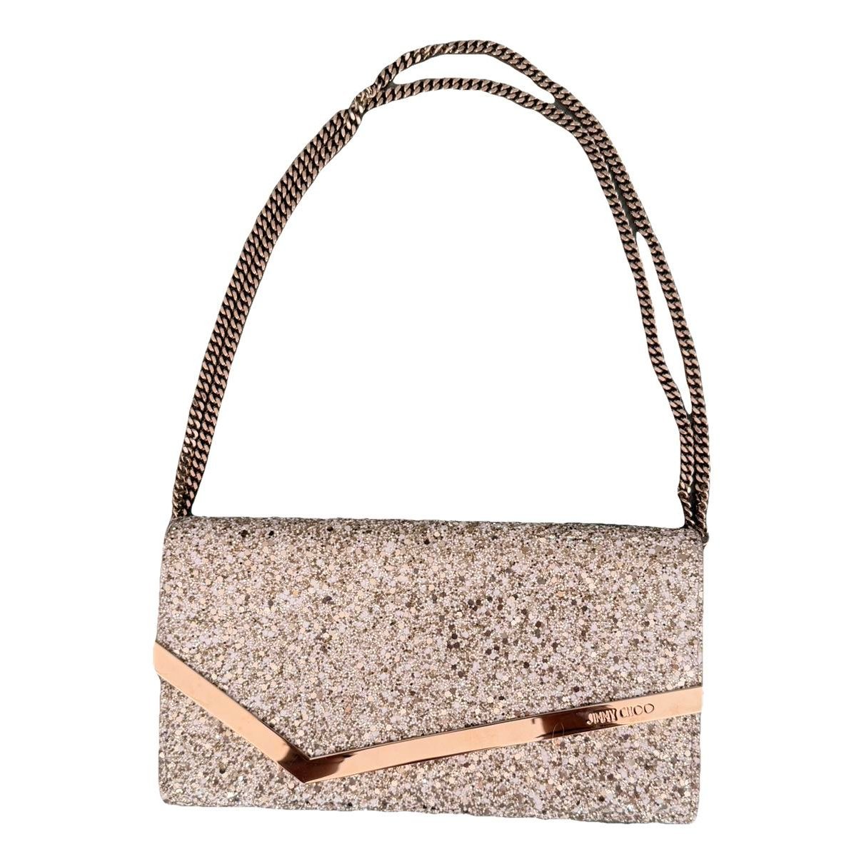 Glitter clutch bag