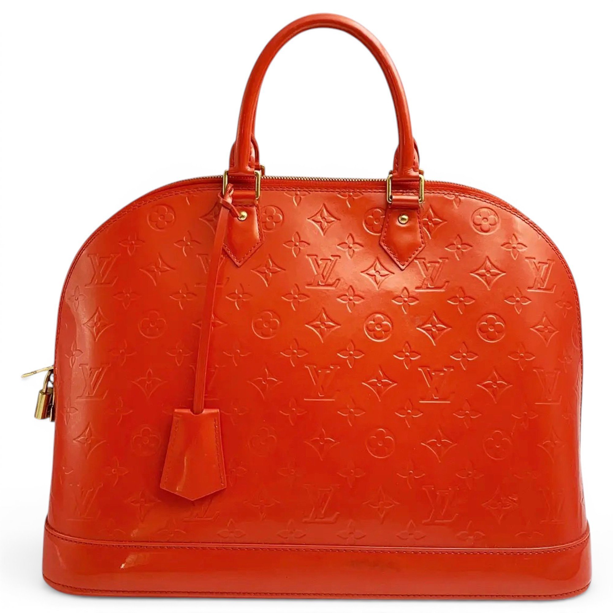 Alma patent leather handbag