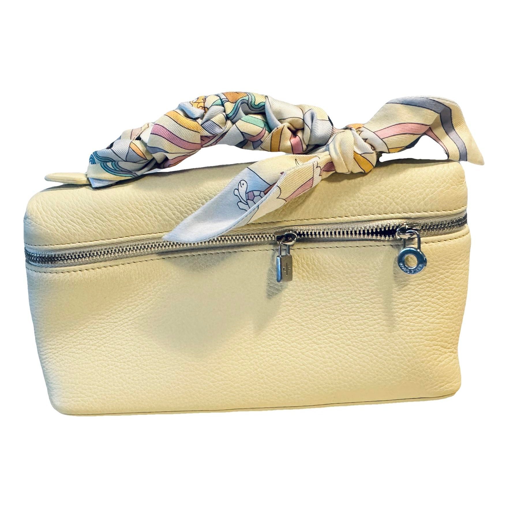Leather clutch bag