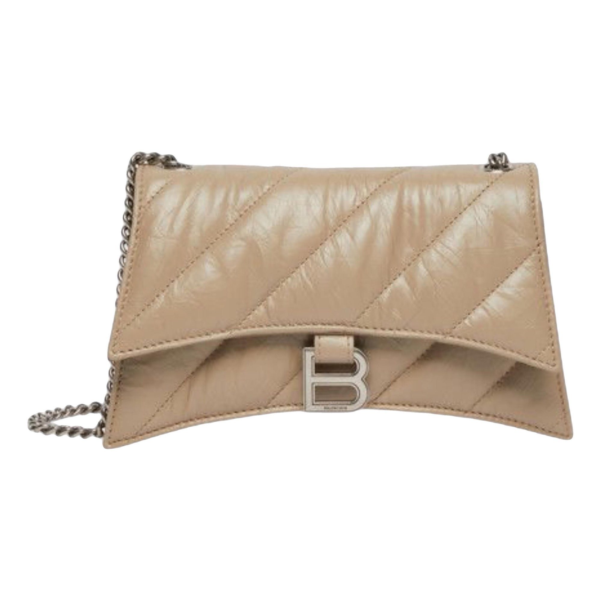 Crush leather crossbody bag