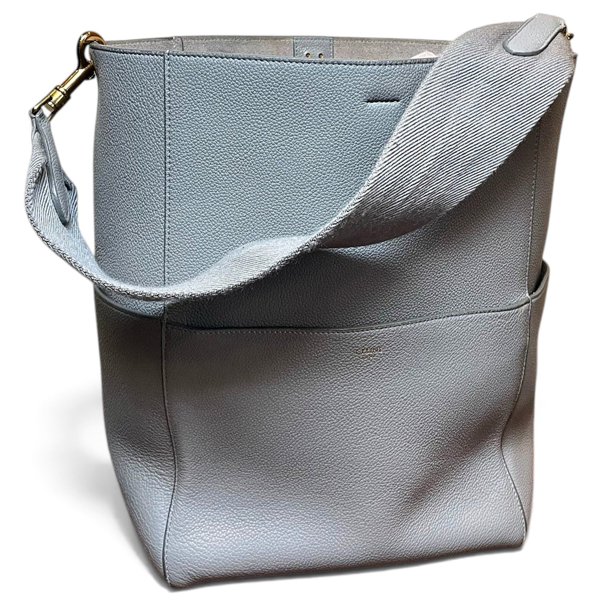 Seau Sangle leather handbag