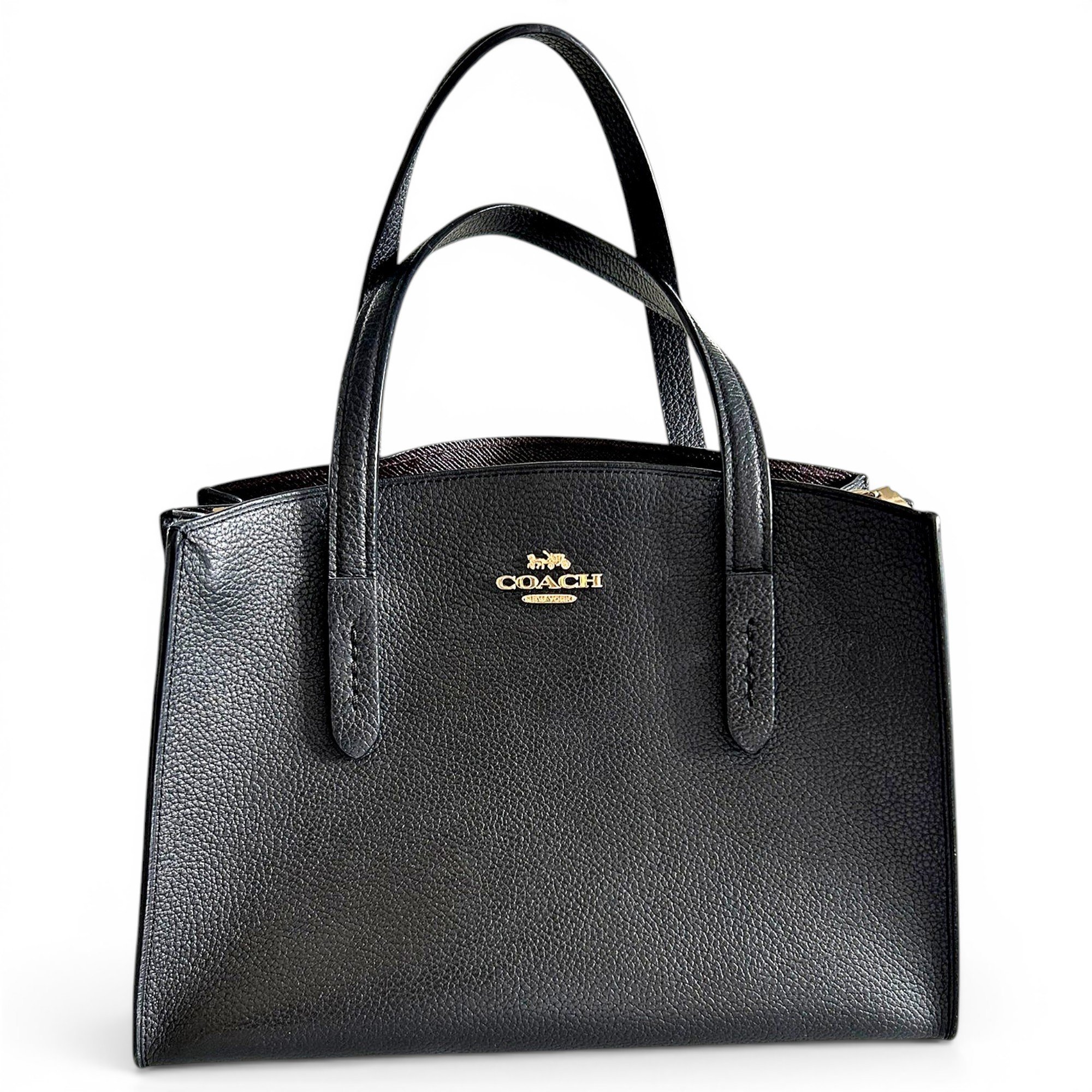 Leather handbag