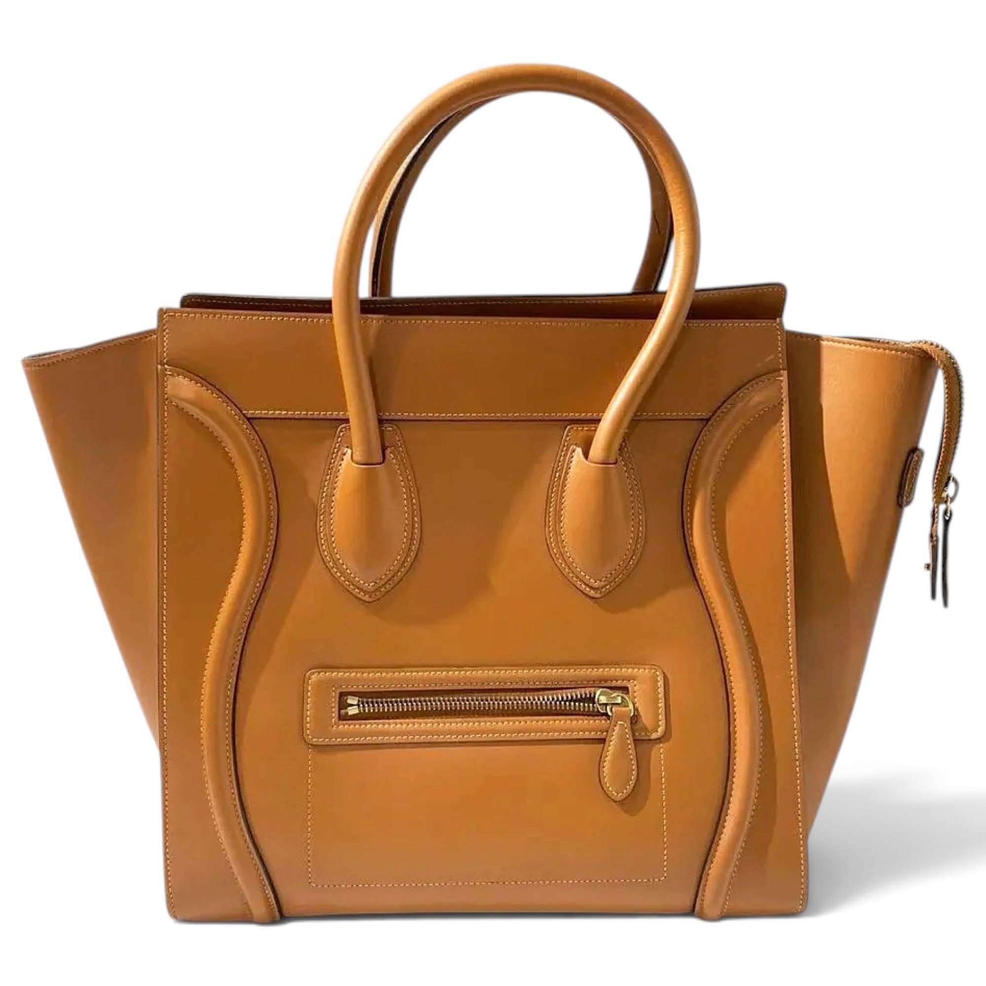 Luggage leather handbag