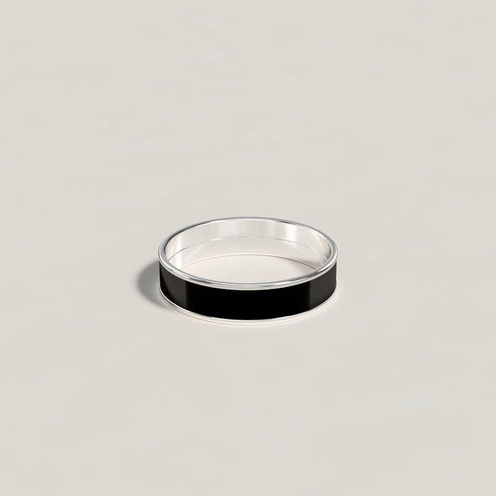 Noir Uni Ring, Small Model