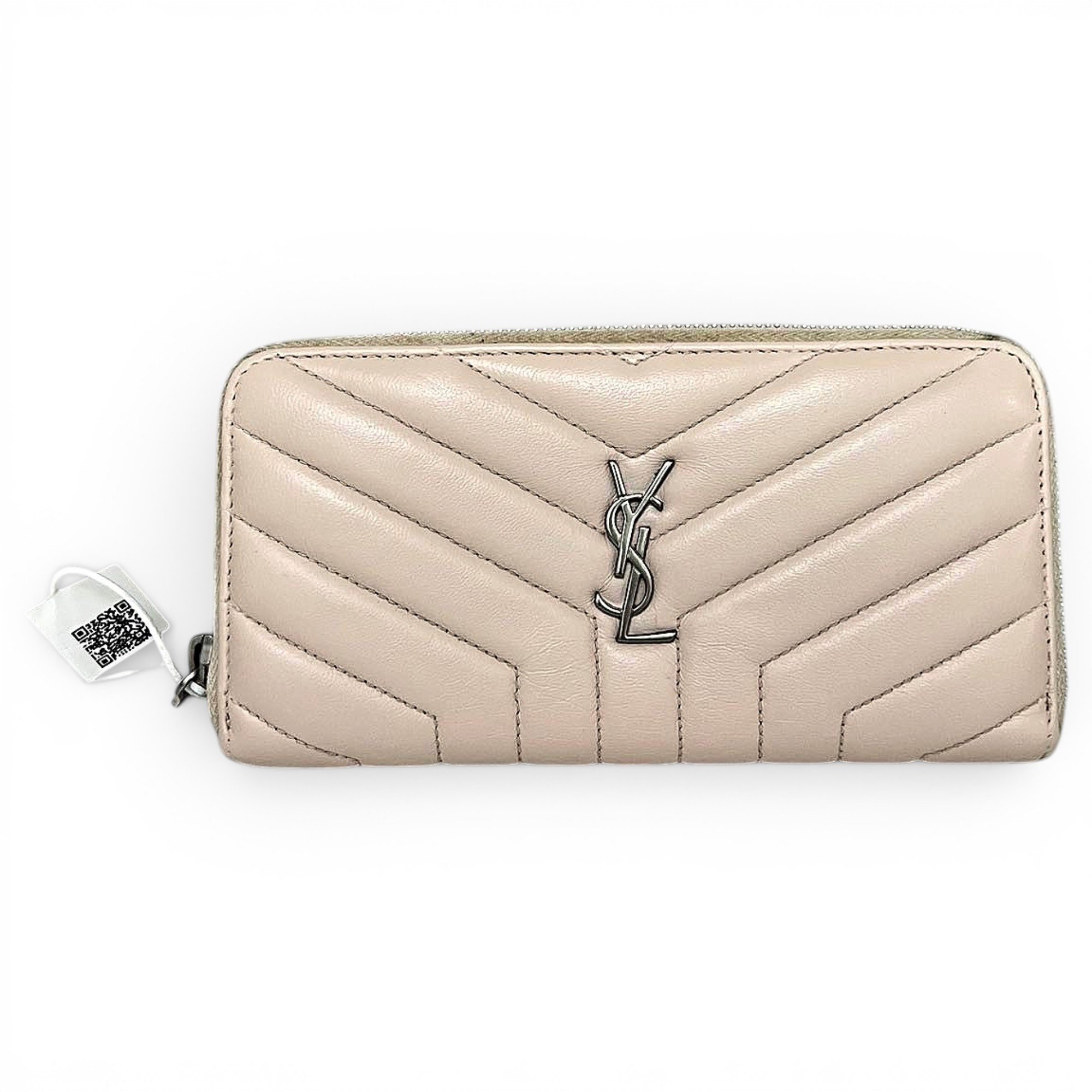 Leather clutch bag