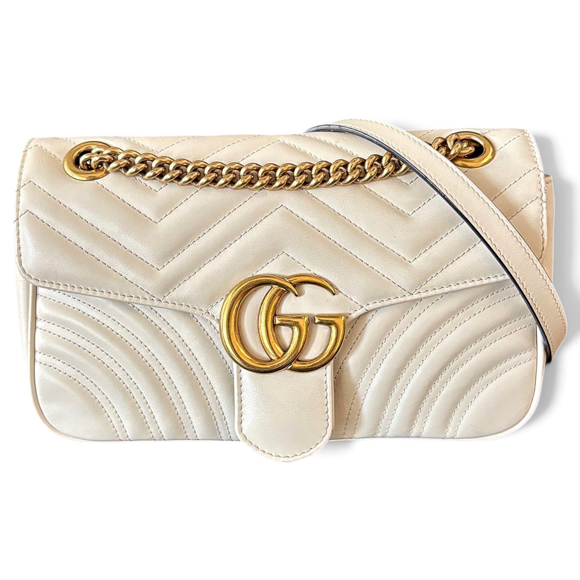 GG Marmont Flap leather handbag