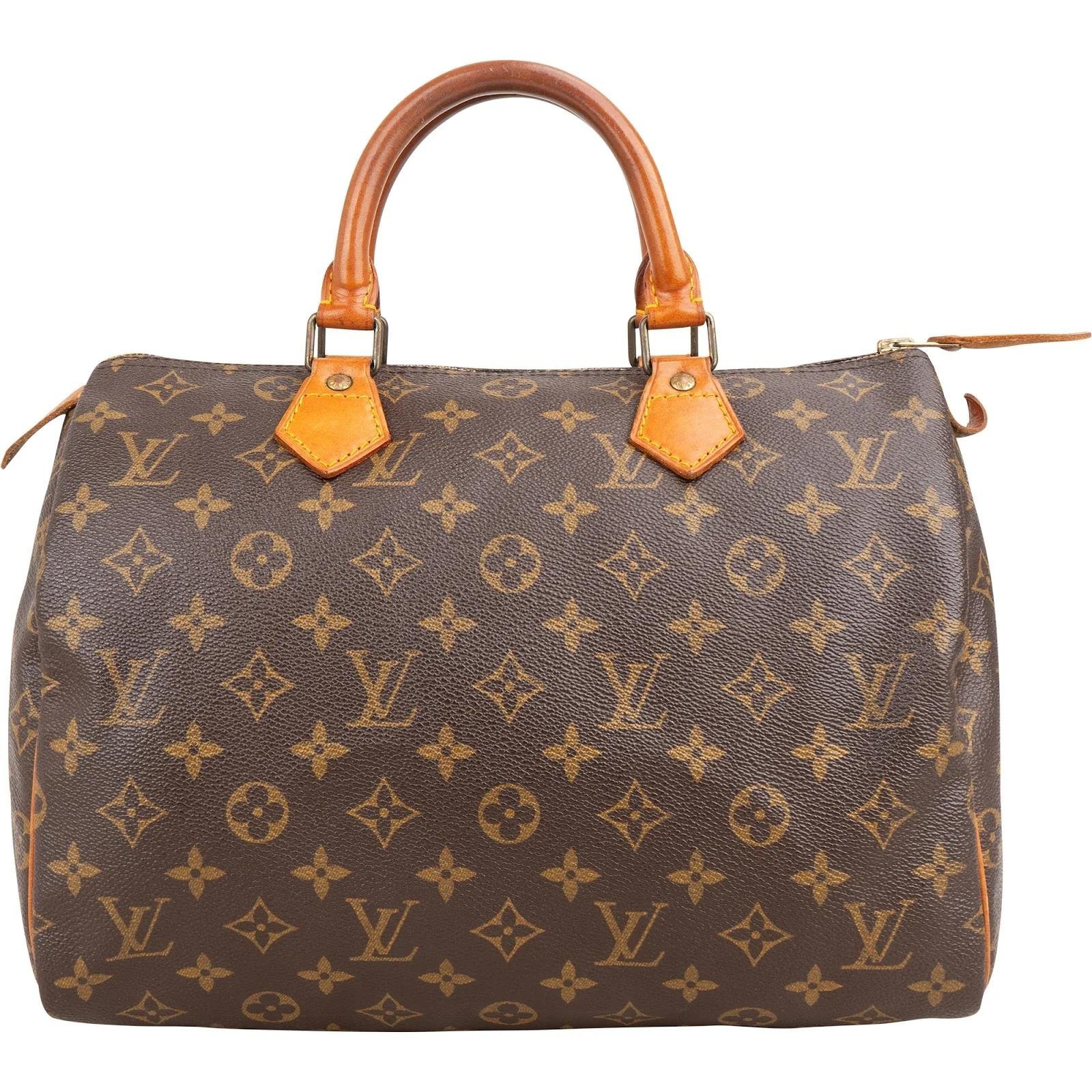 Speedy leather handbag