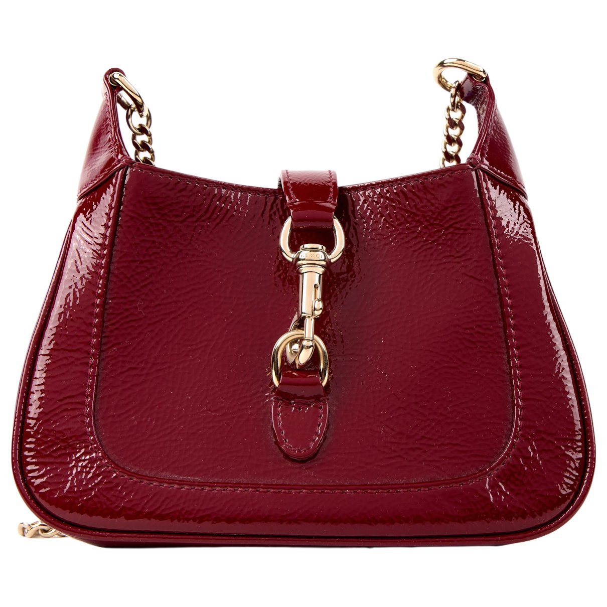 Jackie Notte patent leather crossbody bag