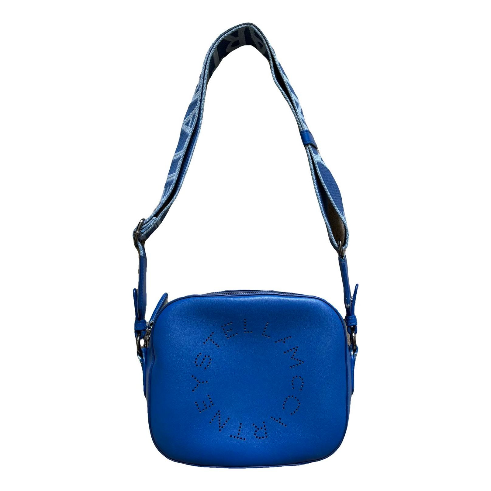 Logo vegan leather crossbody bag