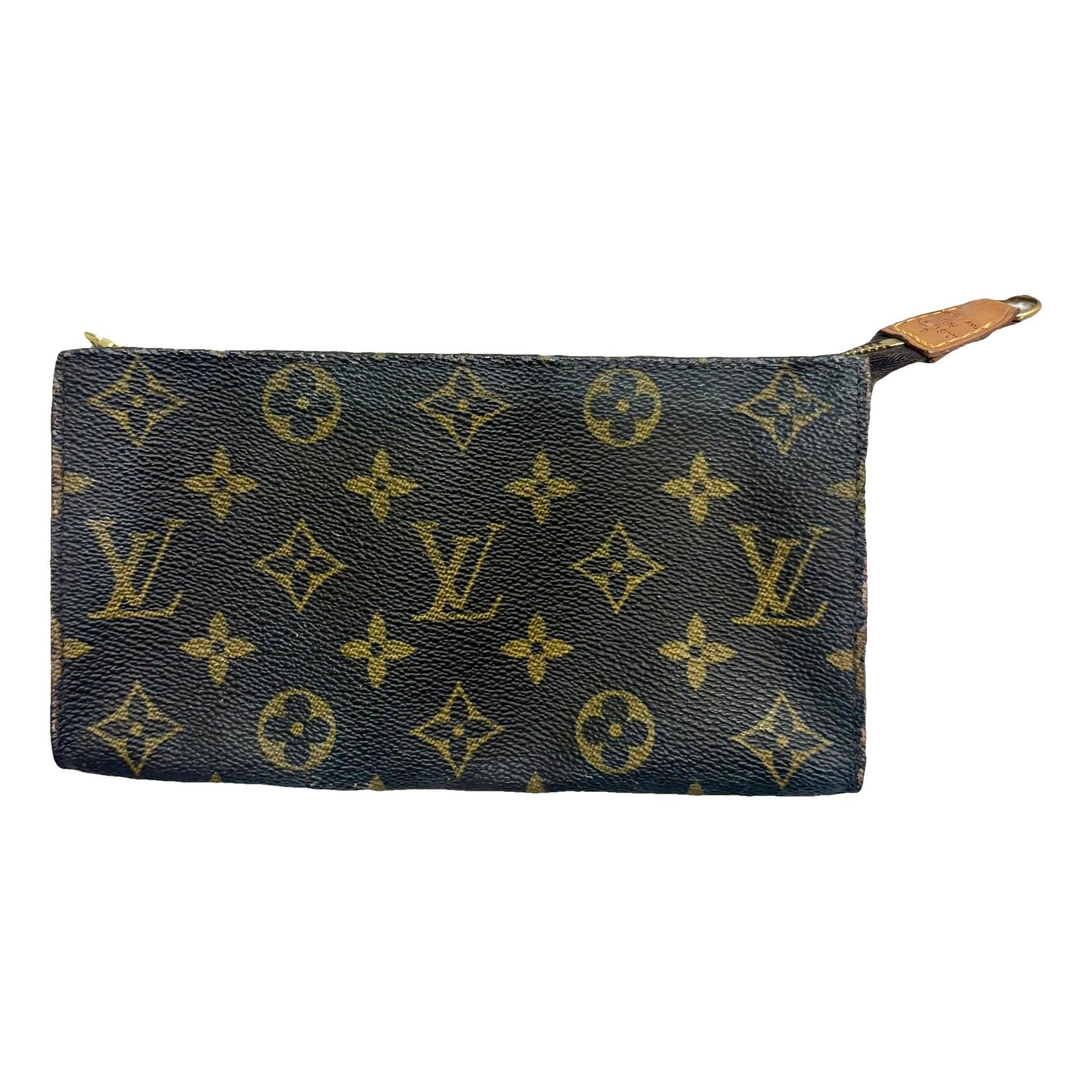 Leather vanity case