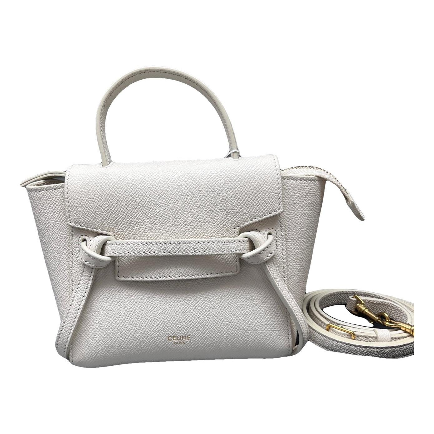 Belt leather handbag