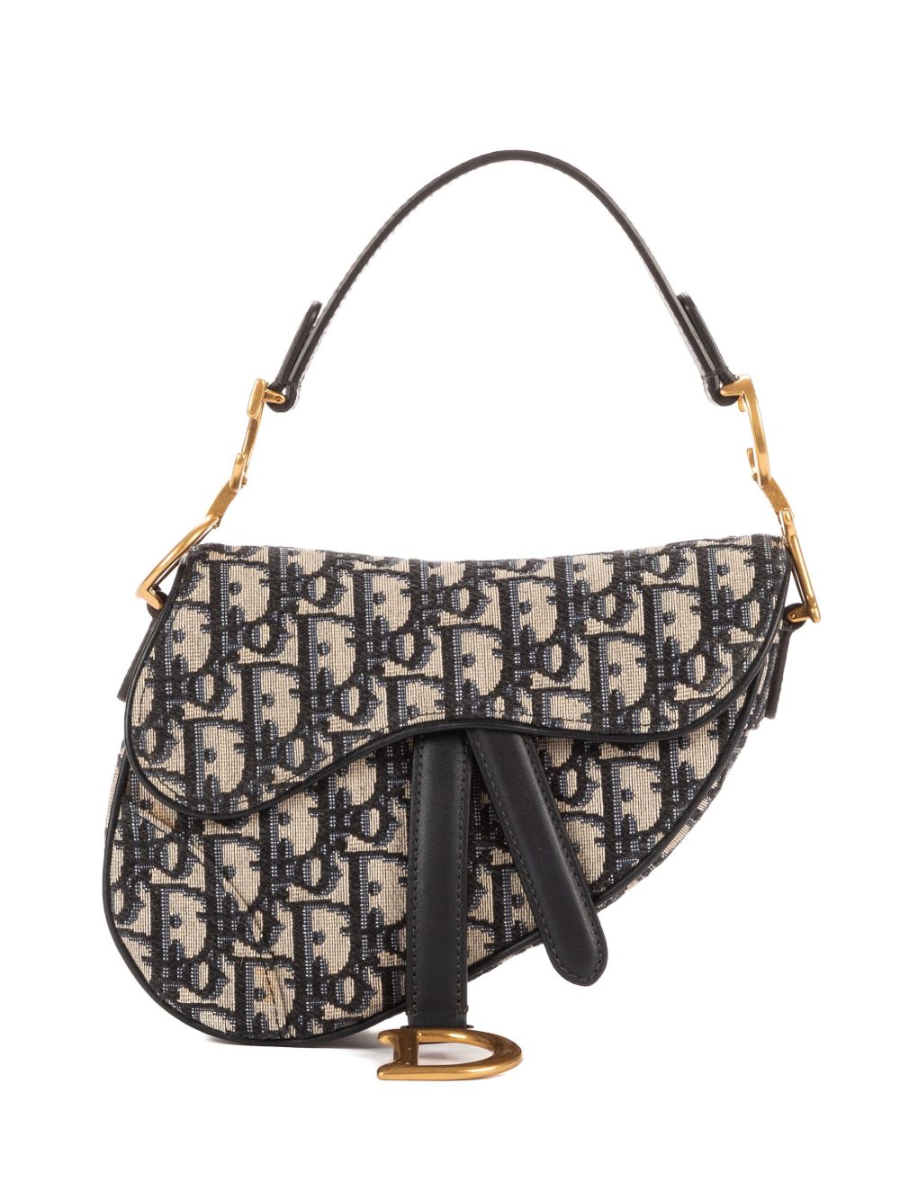 mini Oblique Saddle shoulder bag