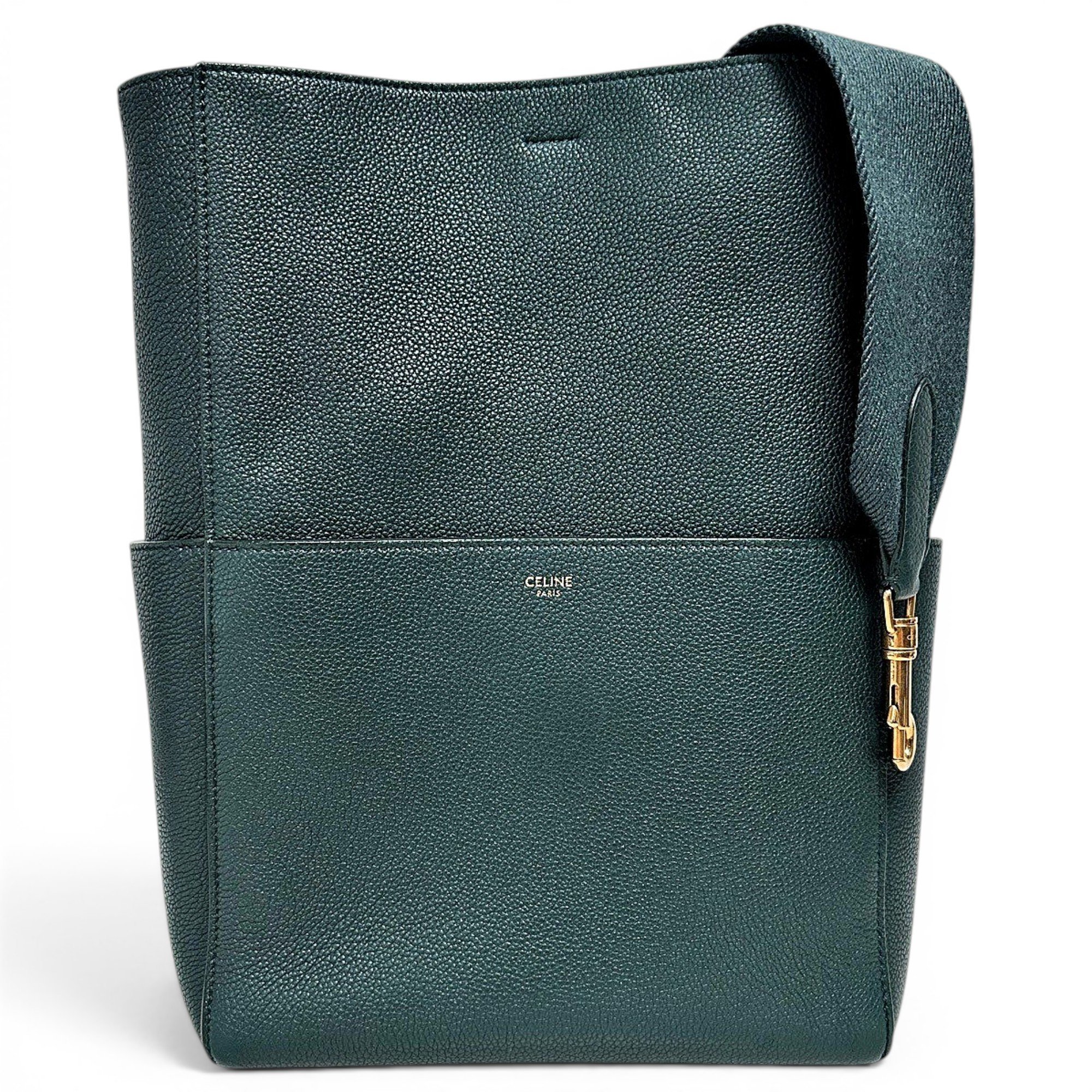Seau Sangle leather handbag