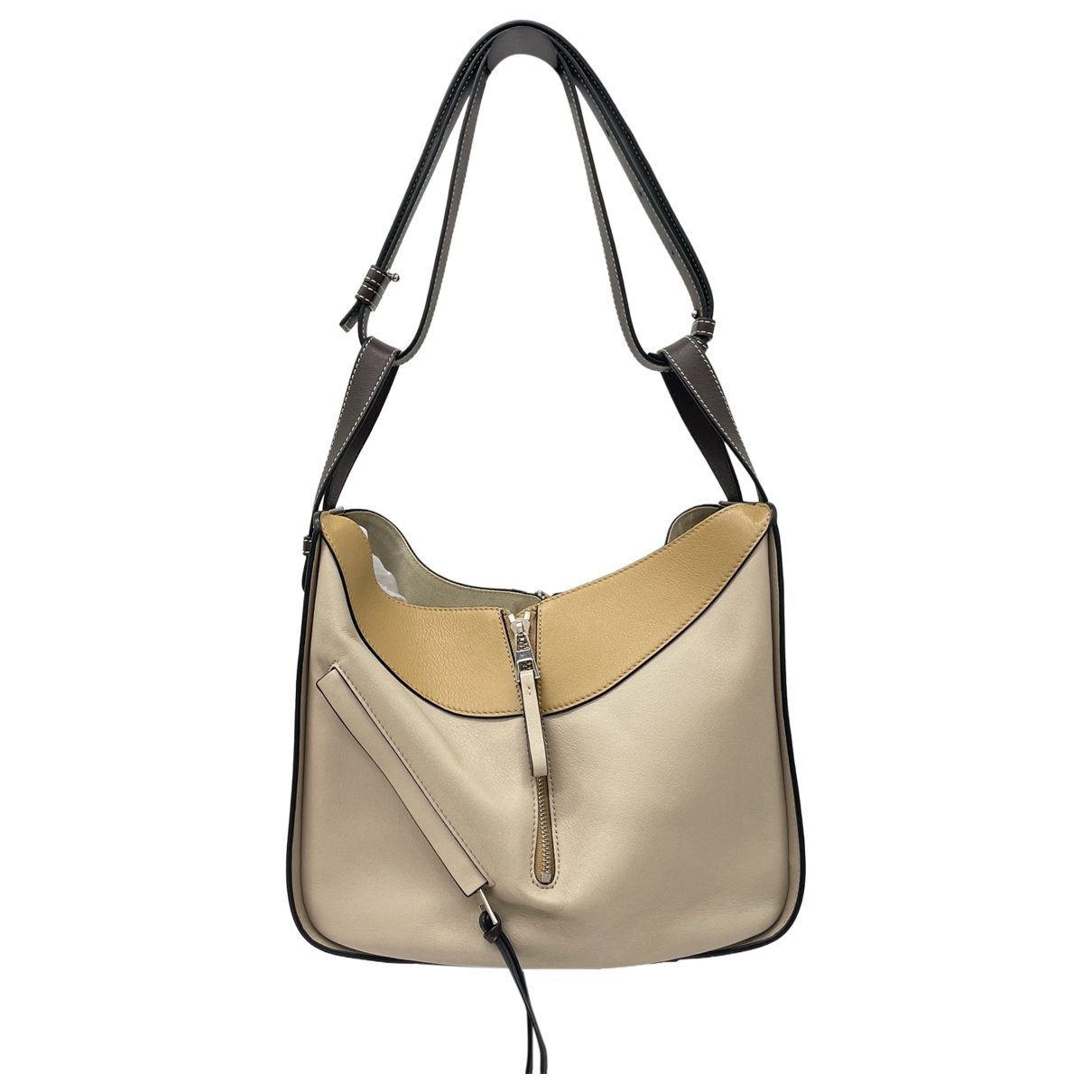 Hammock leather handbag