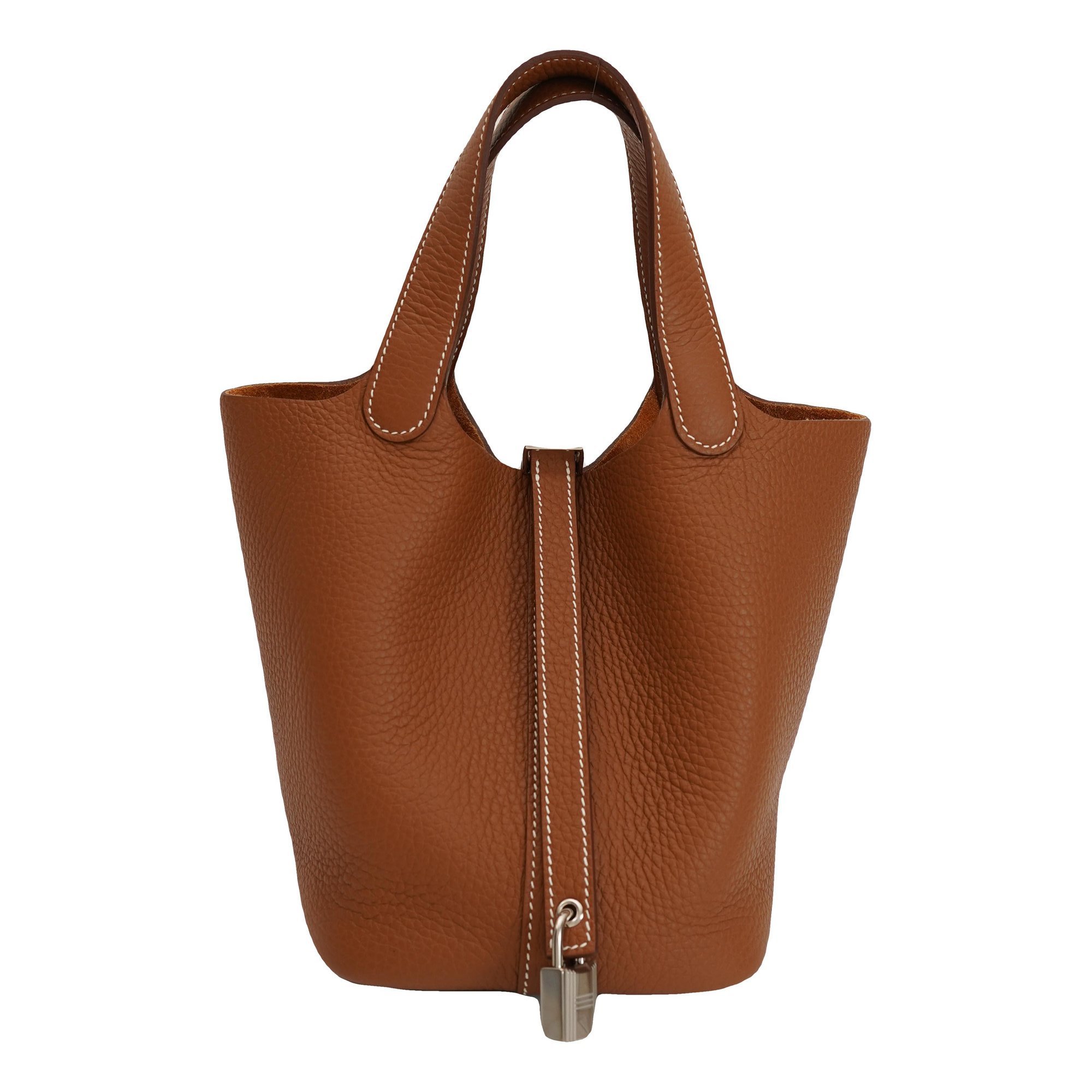 Picotin leather handbag